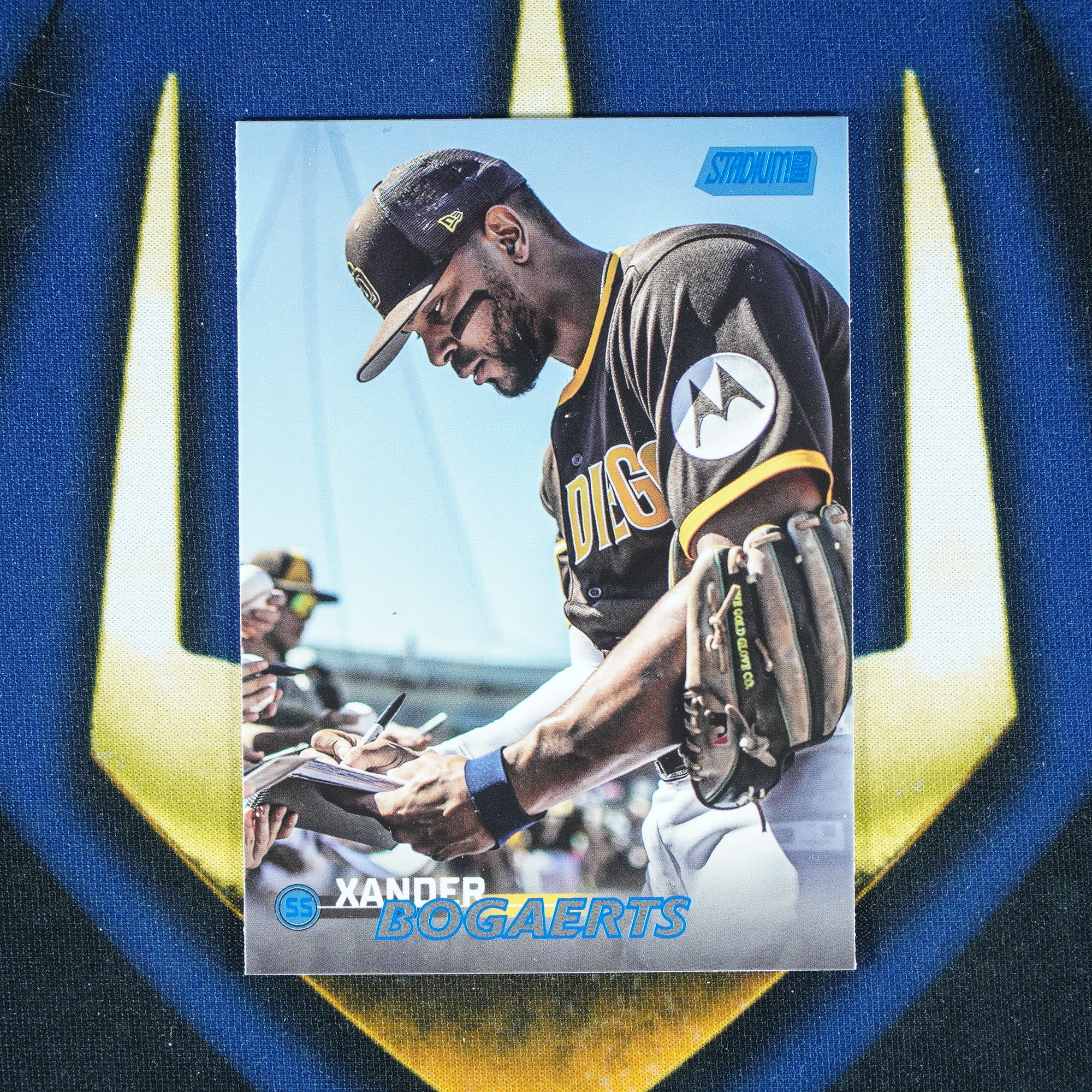Xander Bogaerts 2023 Topps Stadium Club Blue Foil /50