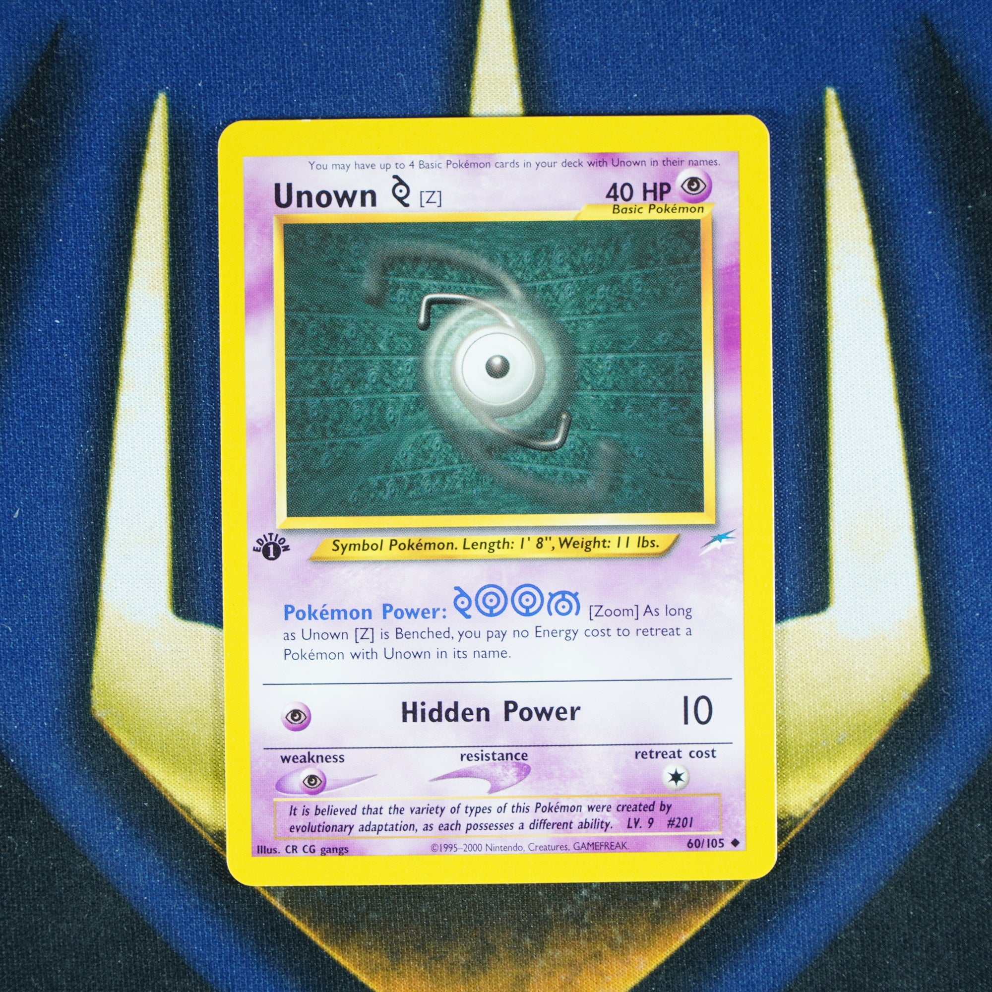 Unown Z Neo Destiny 1st Edition Uncommon 60/105