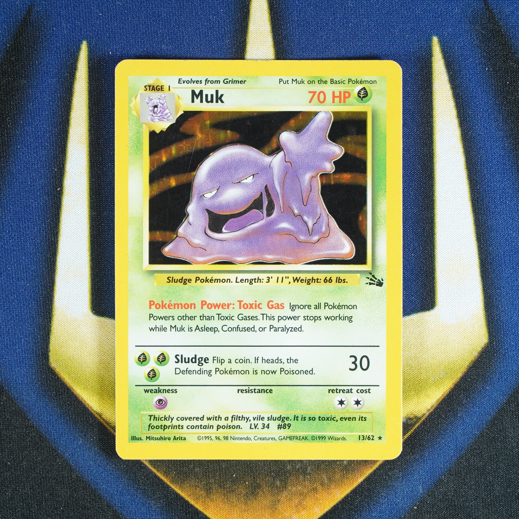 Muk FOSSIL Holo Rare 13/62 [LP]