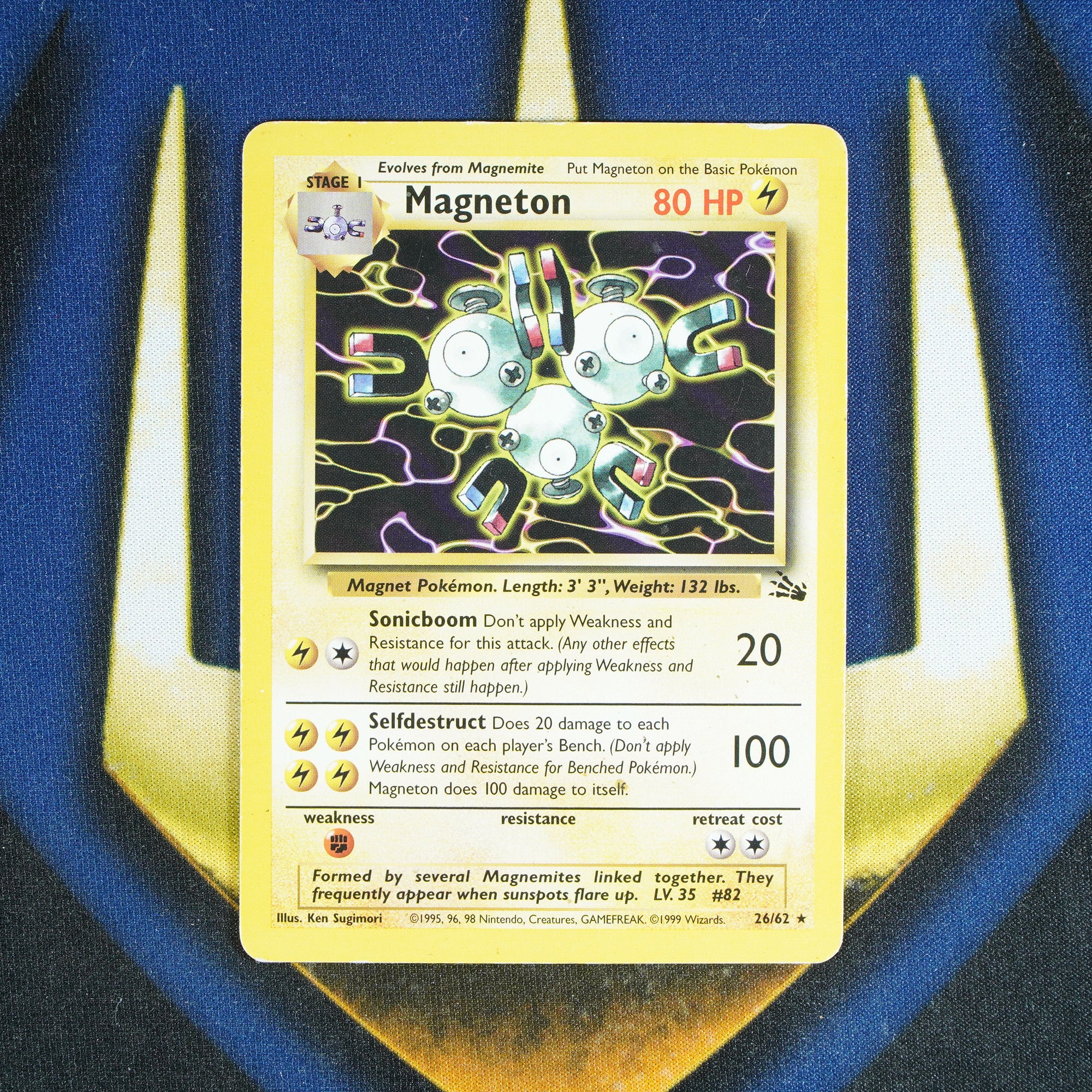 Magneton FOSSIL Rare 26/62 [HP]