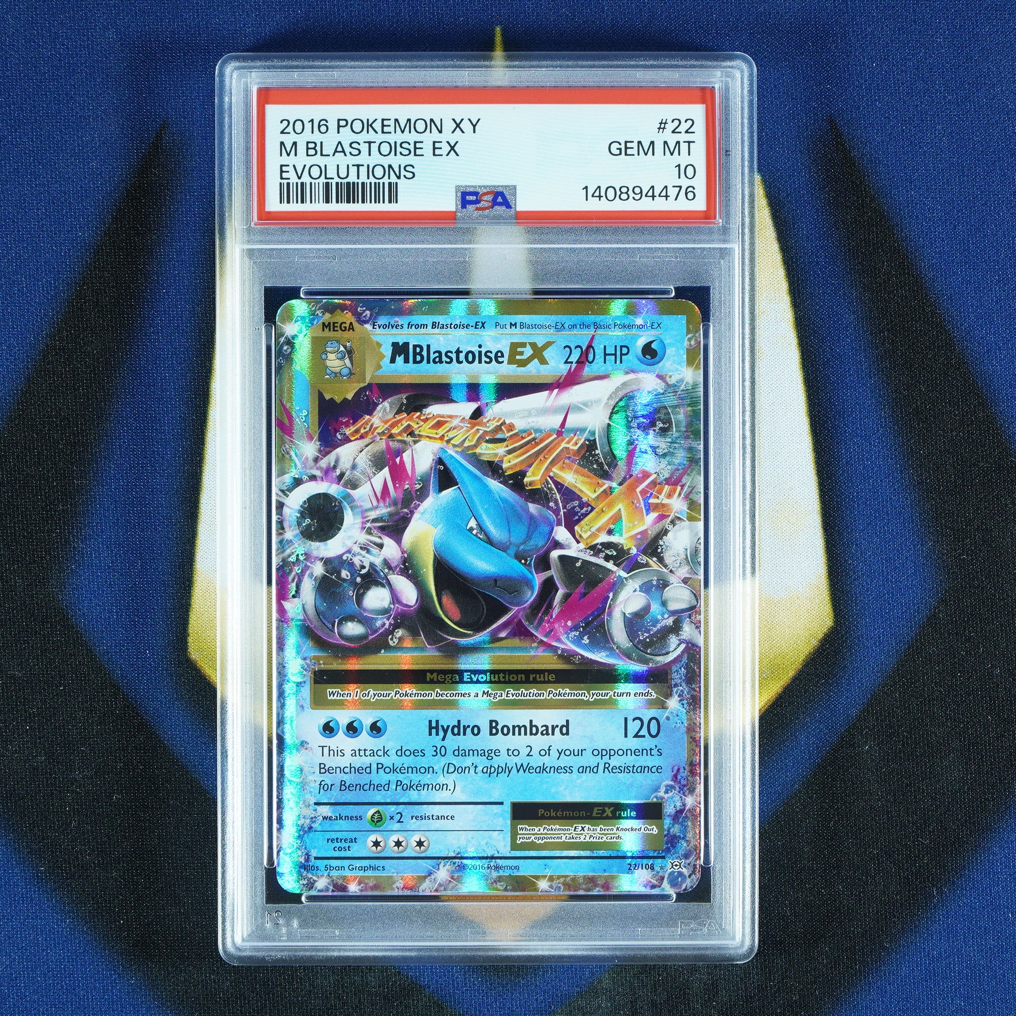 M Blastoise EX XY EVOLUTIONS 22/108 [PSA 10]