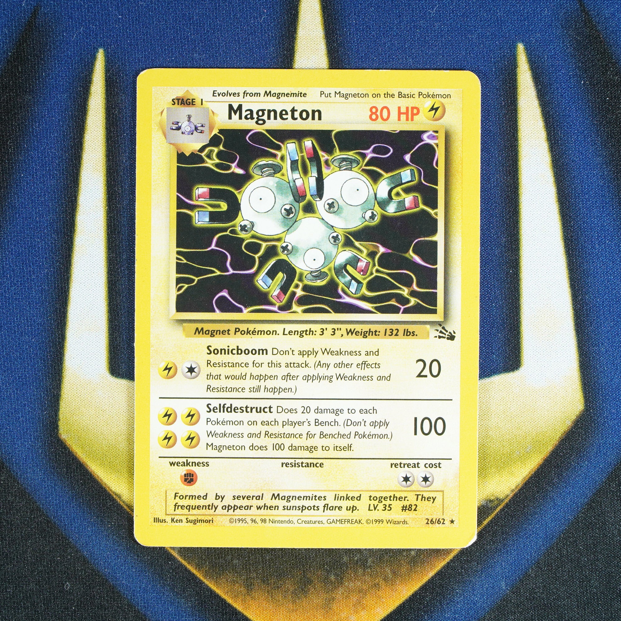 Magneton FOSSIL Rare 26/62 [HP]