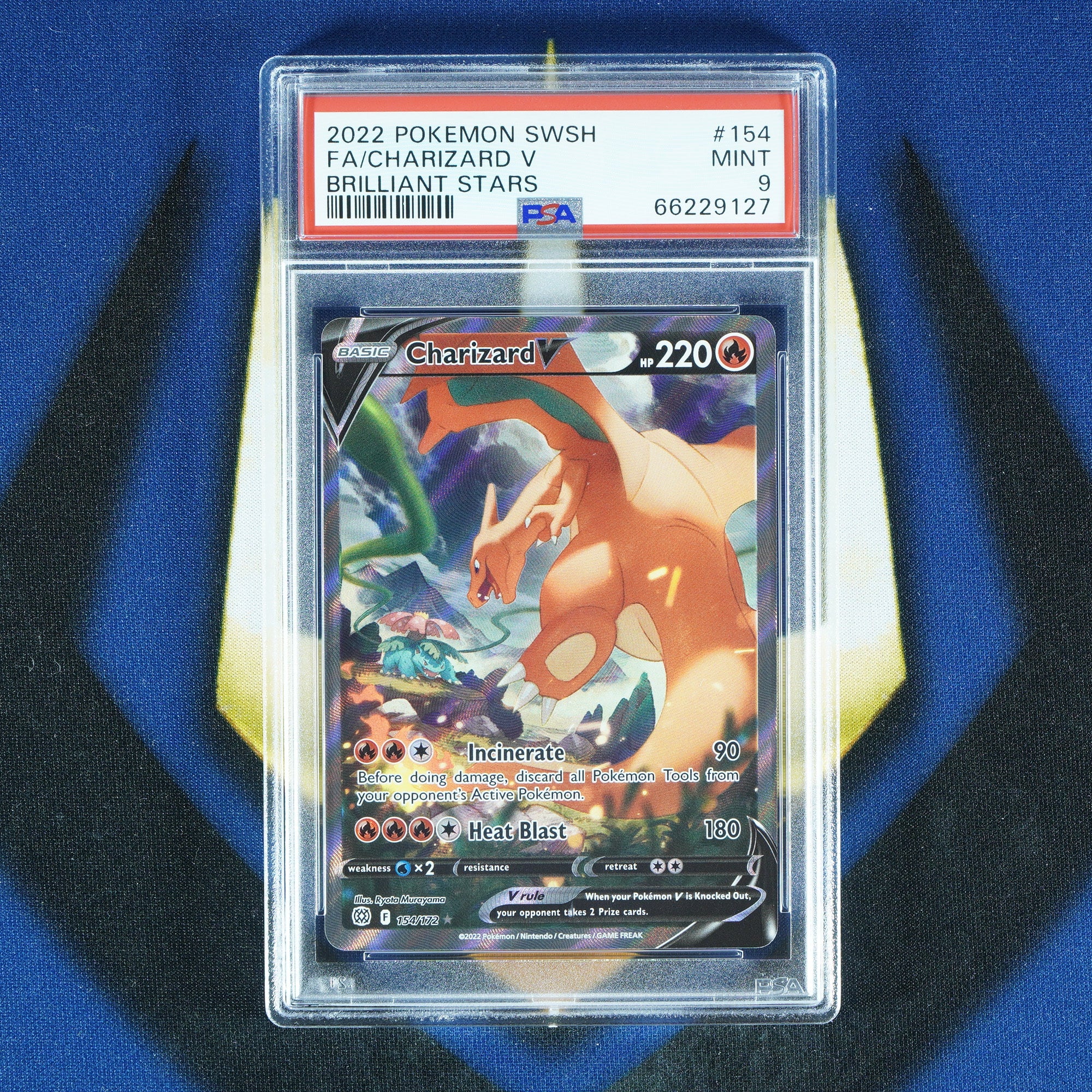 Charizard V BRILLIANT STARS 154/172 [PSA 9]