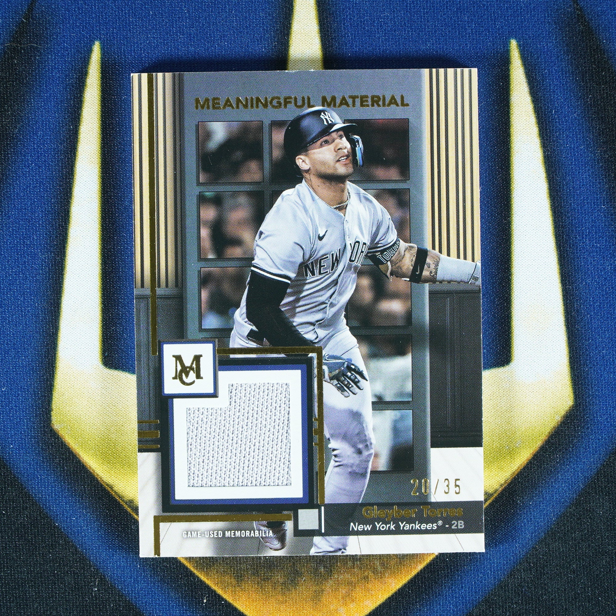 Gleyber Torres 2024 Topps Museum Collection Meaningful Material Patch /35