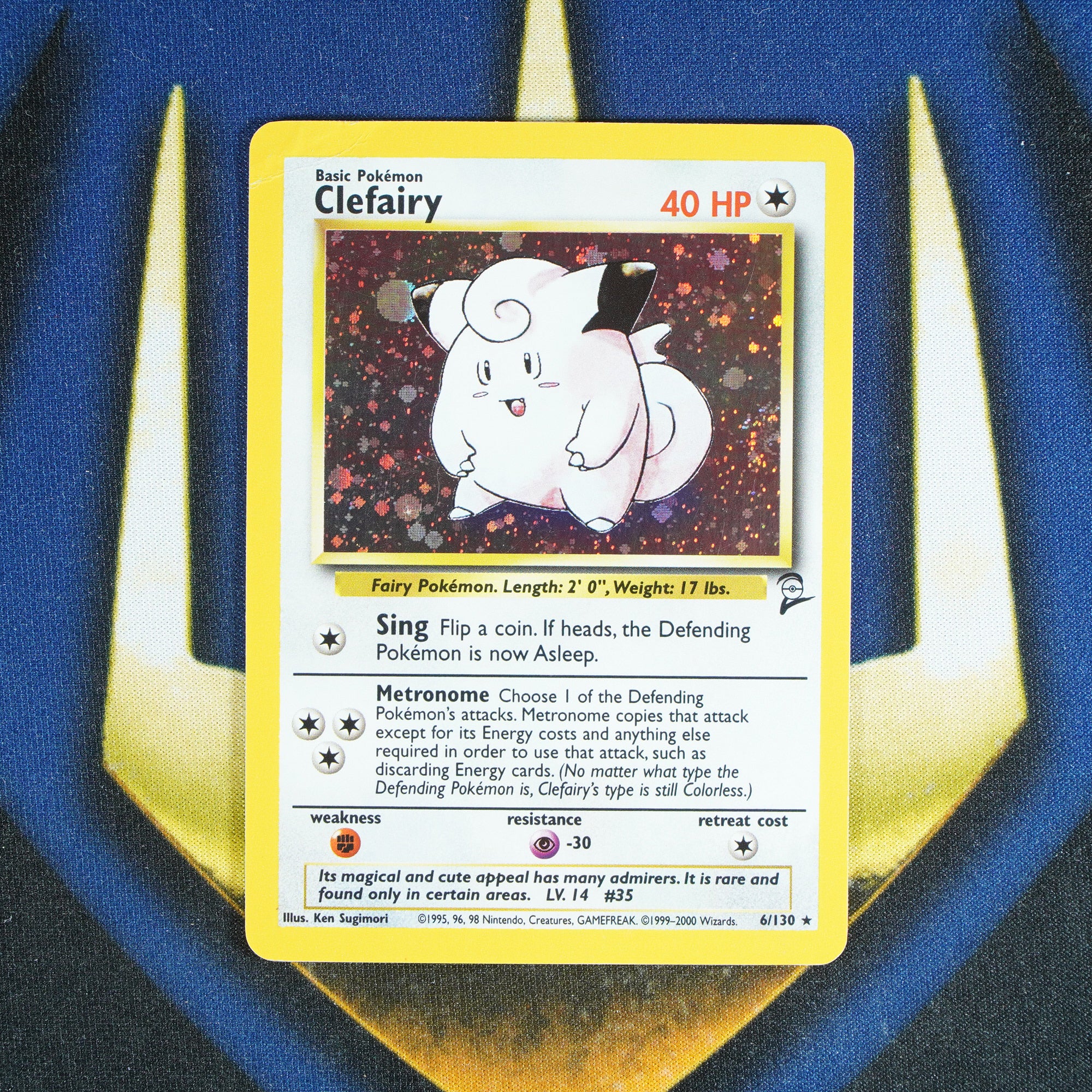 Clefairy BASE SET 2 Holo Rare 6/130 [HP]