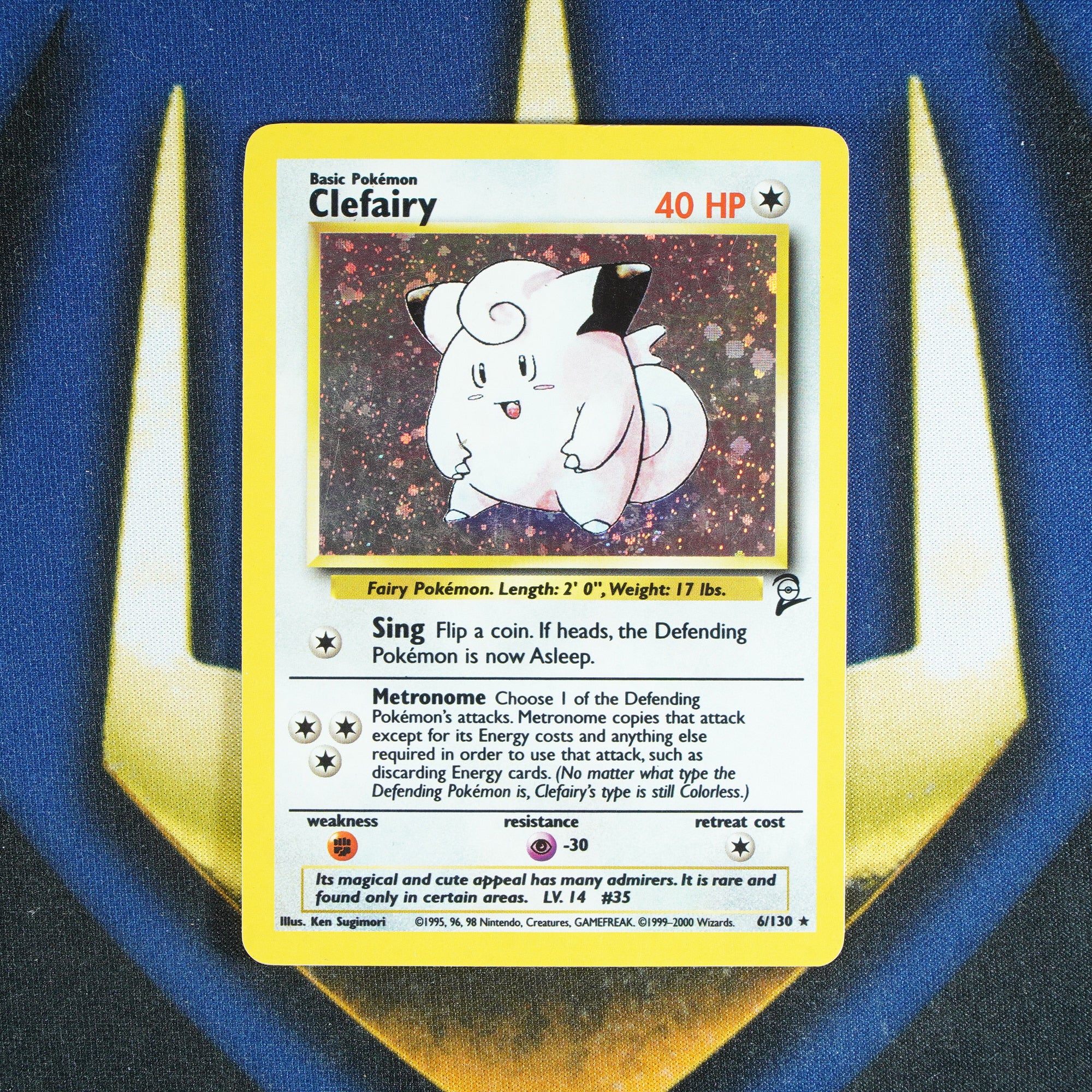 Clefairy BASE SET 2 Holo Rare 6/130 [LP]