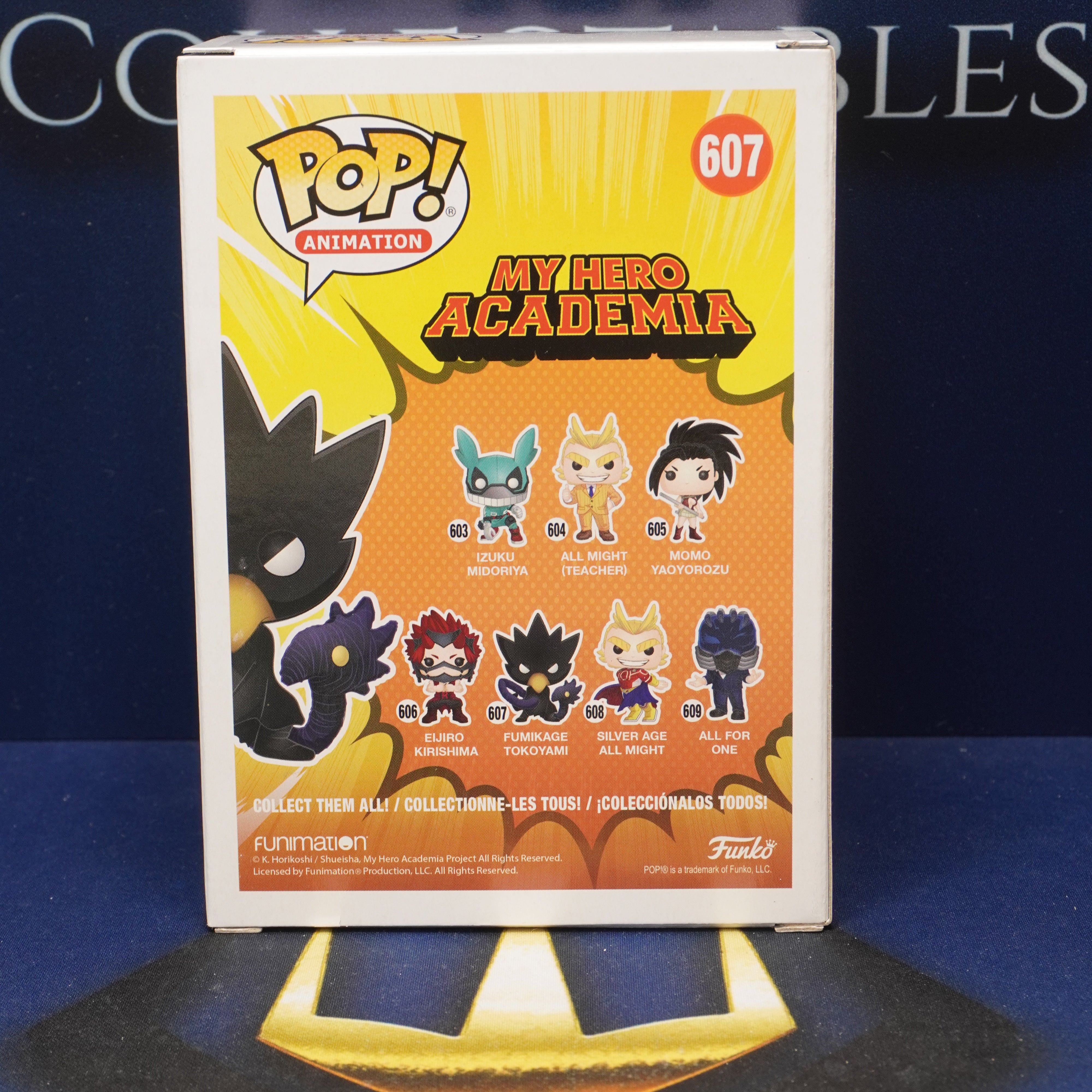 FUNKO POP My Hero Academia Vinyl - Fumikage Tokoyami #607