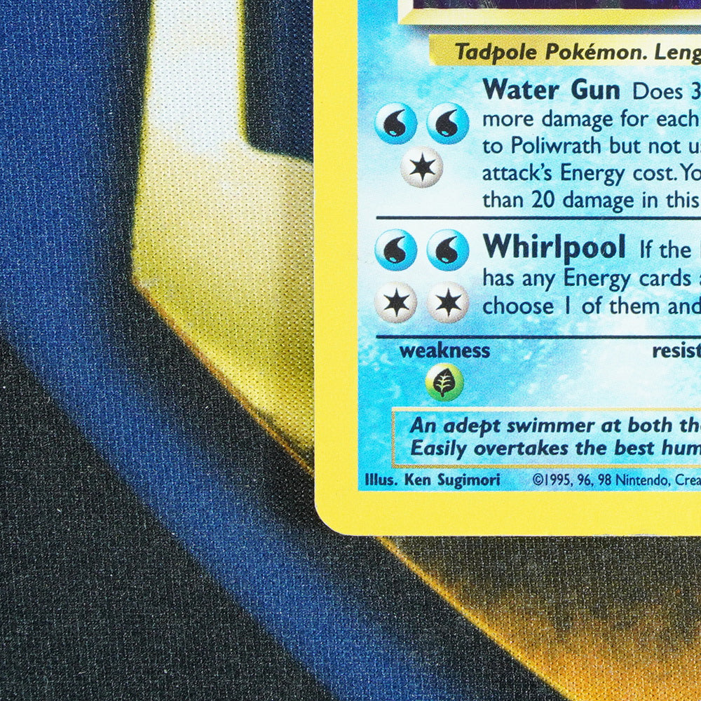 Poliwrath BASE SET 2 Holo Rare 15/130 [LP]