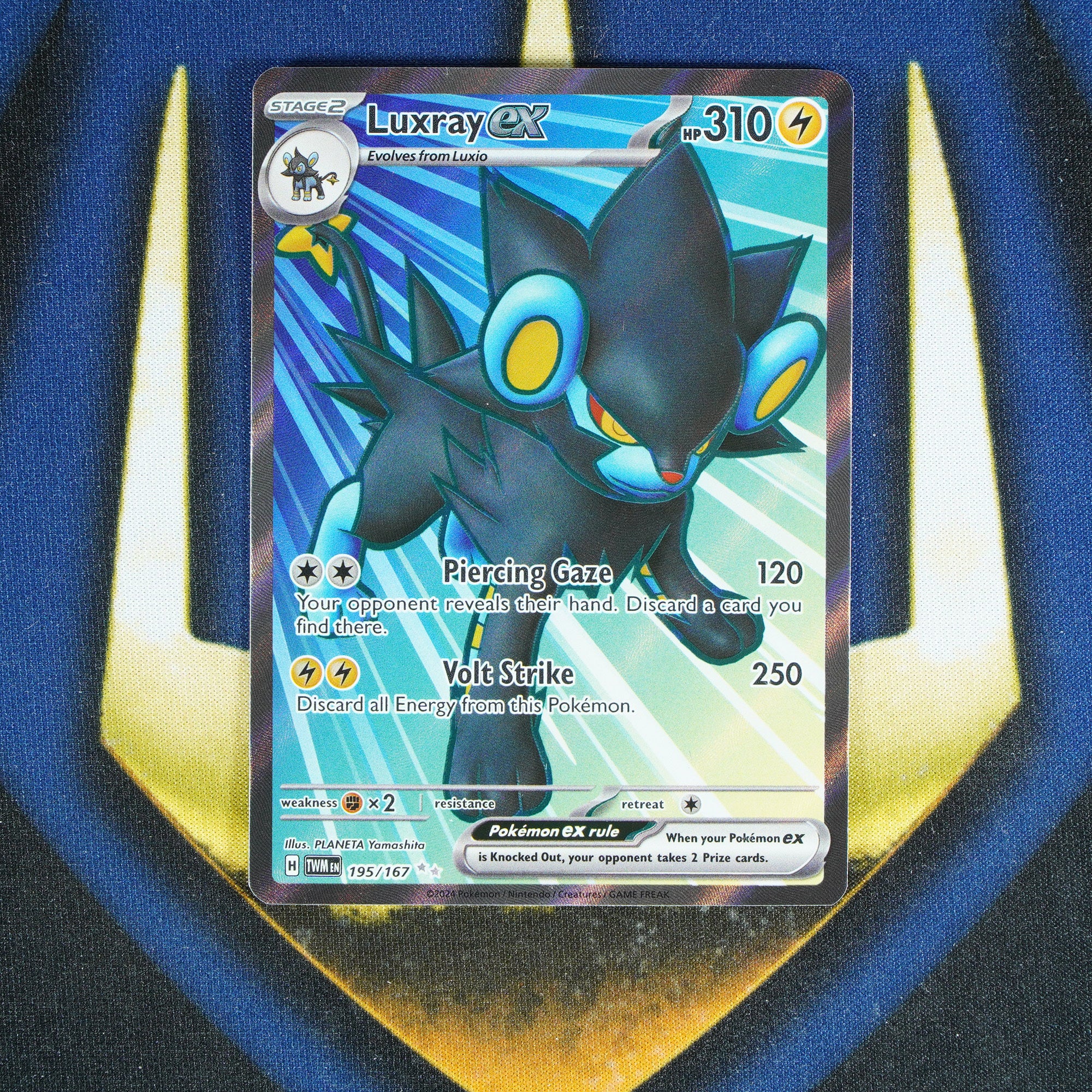 Luxray EX TWILIGHT MASQUERADE Ultra Rare 195/167 [M]