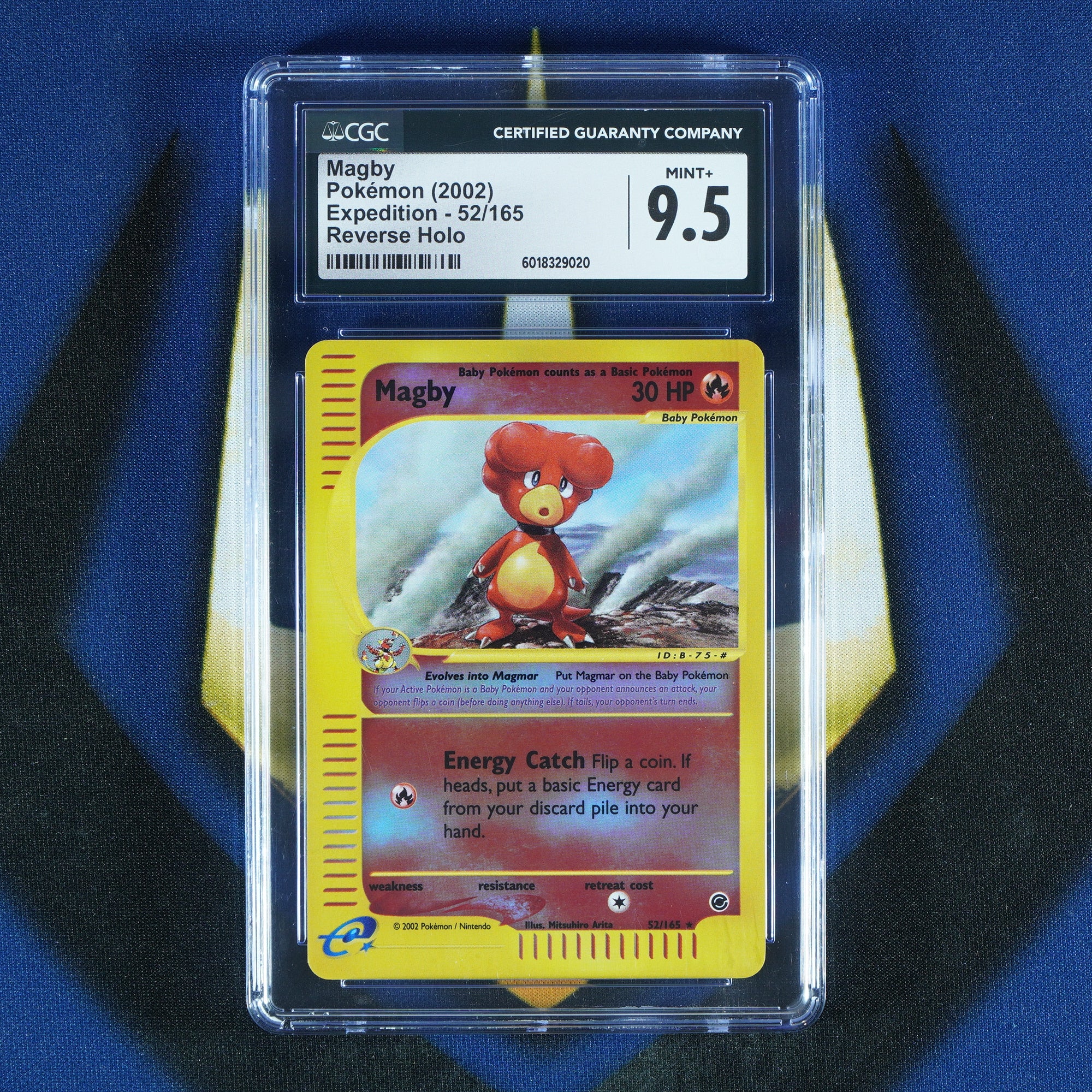 Magby EXPEDITION Reverse Holo 52/165 [CGC 9.5]