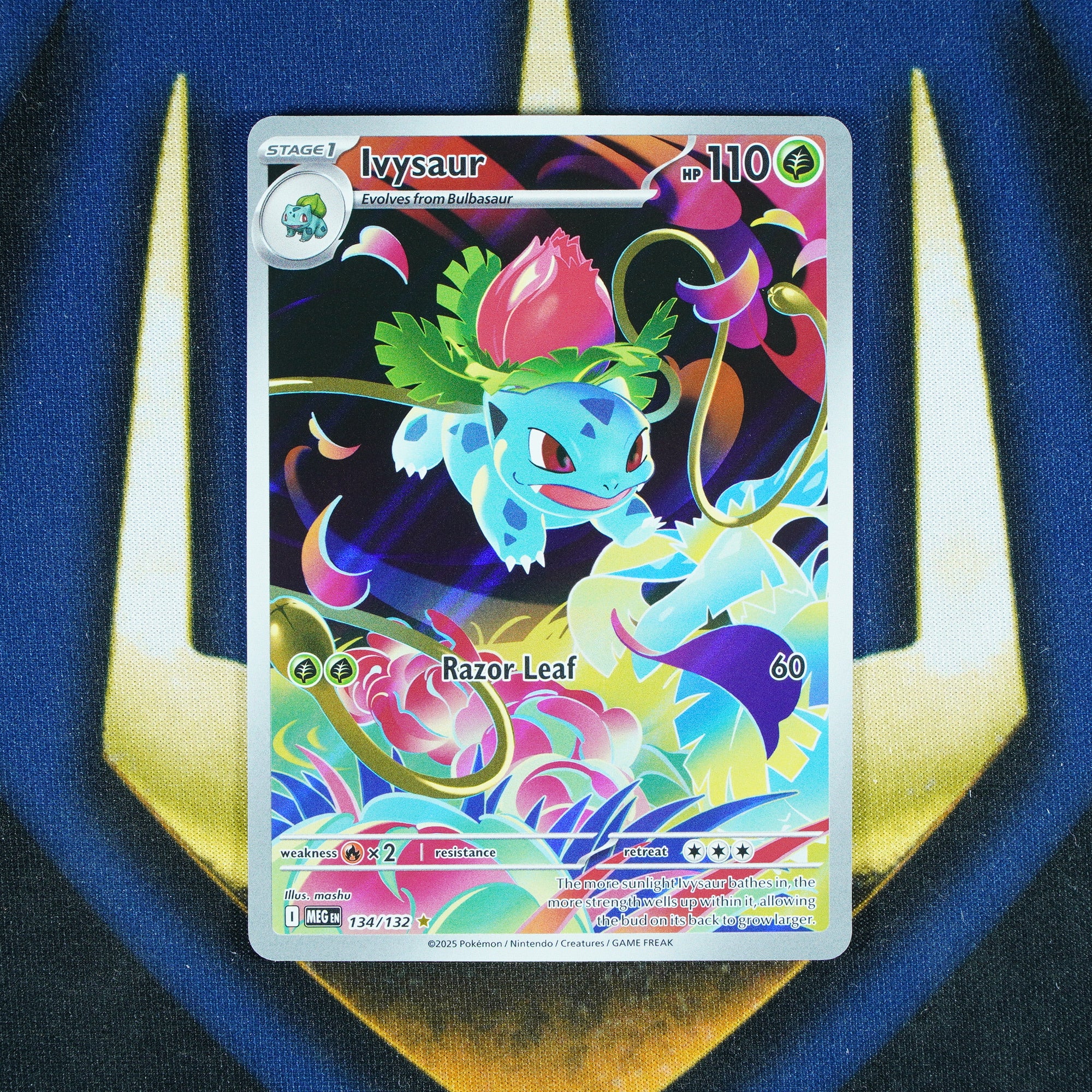 Ivysaur Mega Evolution Illustration Rare 134/32
