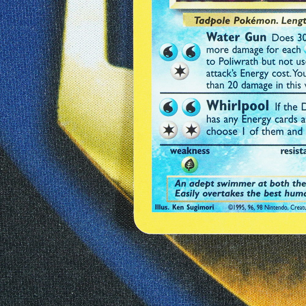 Poliwrath BASE SET 2 Holo Rare 15/130 [LP]