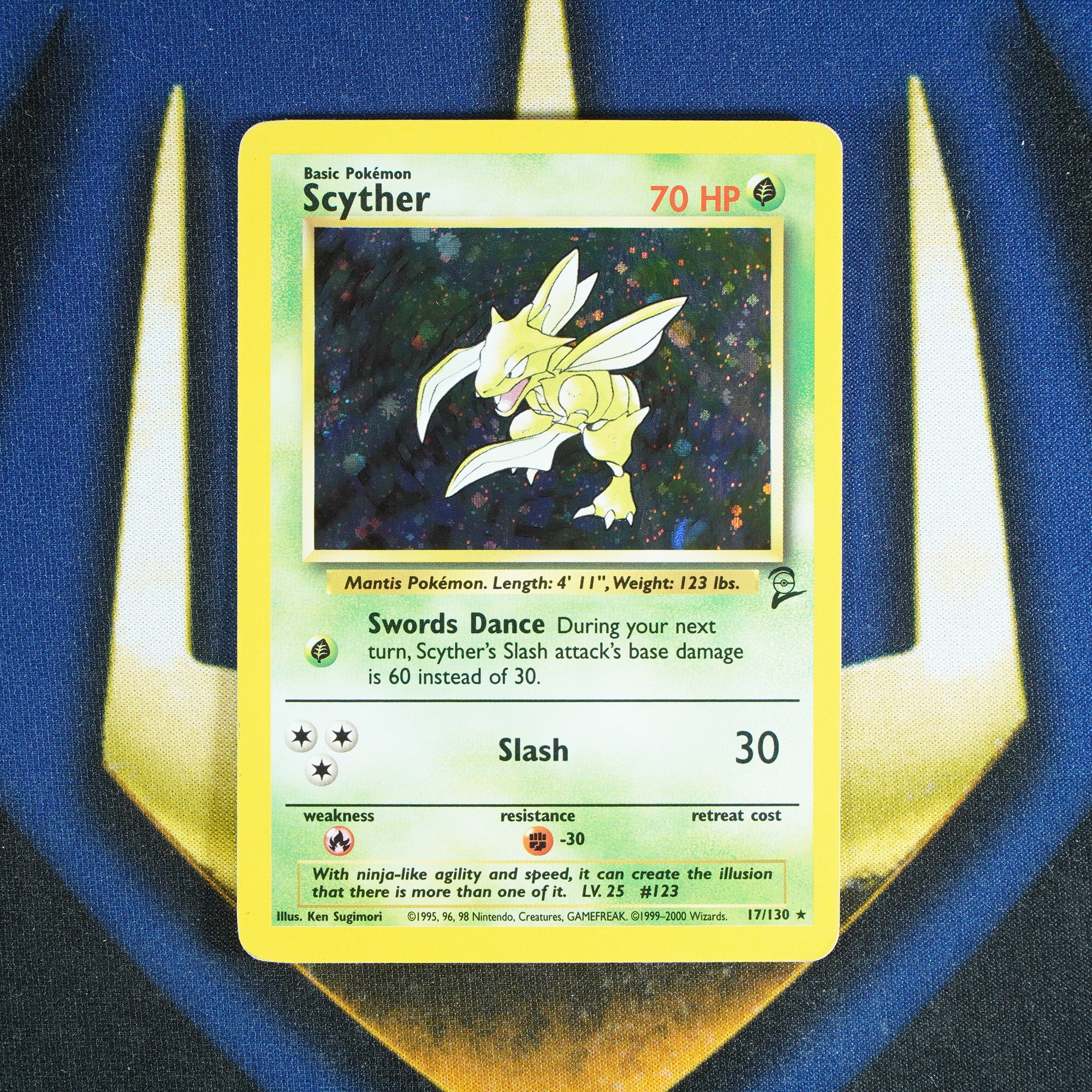 Scyther  BASE SET 2 Holo Rare 17/130 [MP]