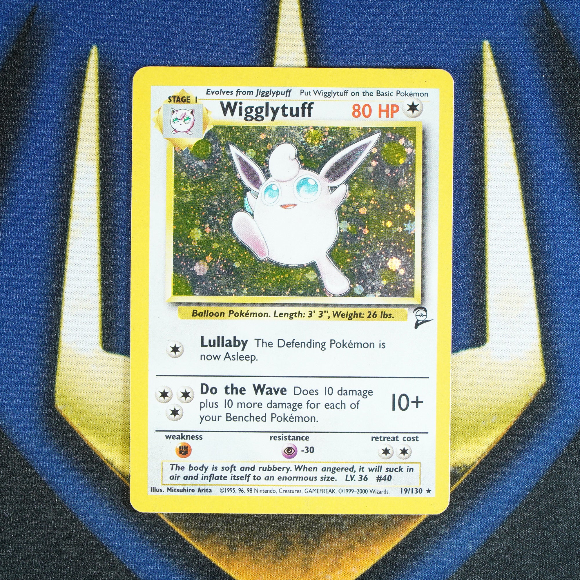Wigglytuff BASE SET 2 Holo Rare 19/130 [MP]