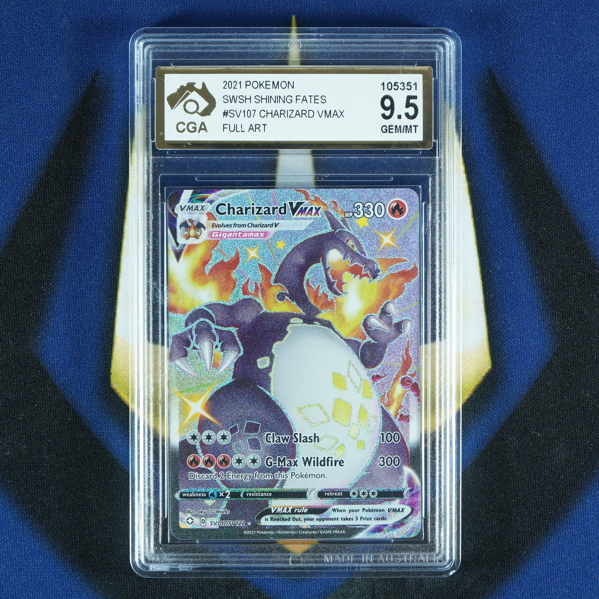 Charizard VMAX SHINING FATES SV107/SV122 [CGA 9.5]