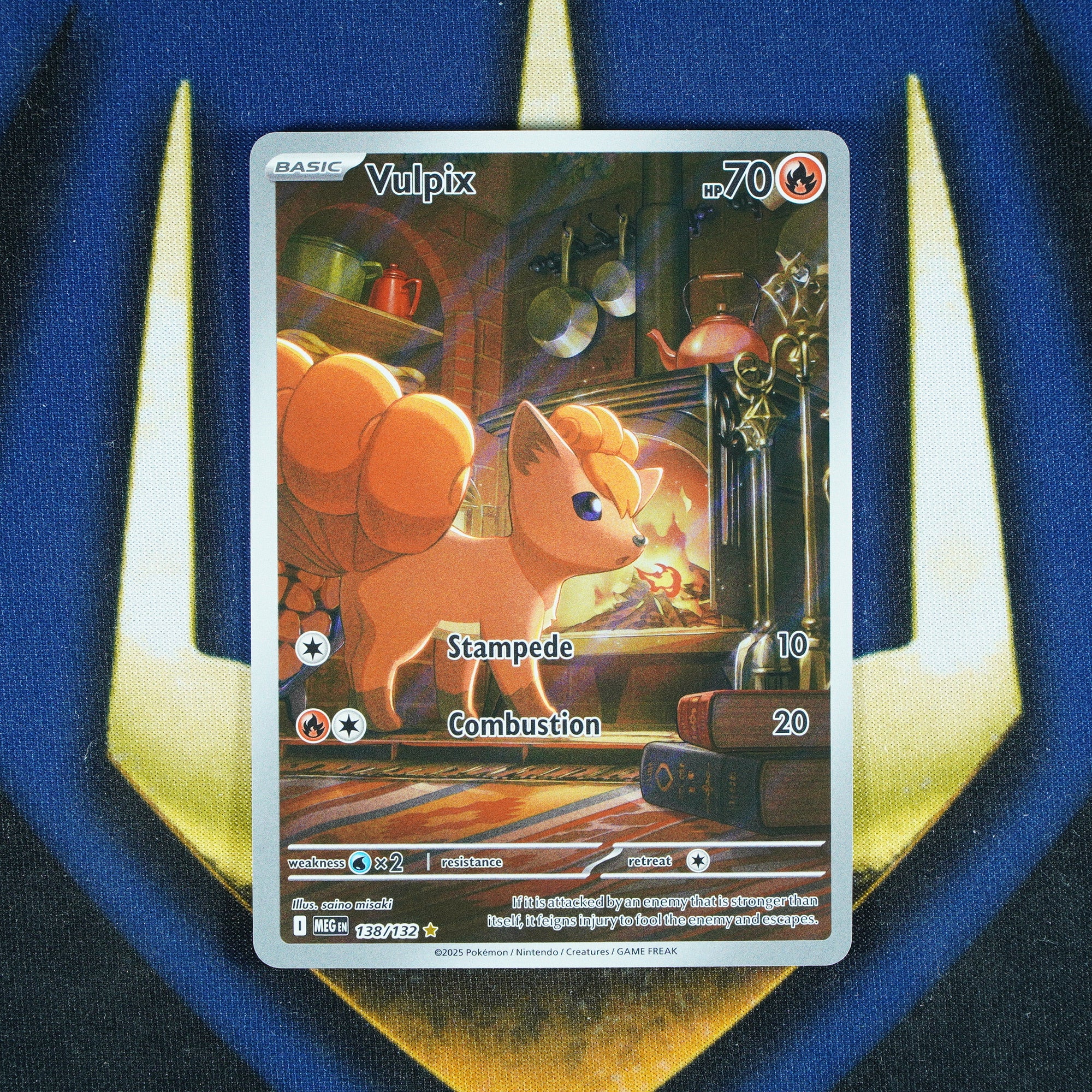 Vulpix Mega Evolution Illustration Rare 138/132