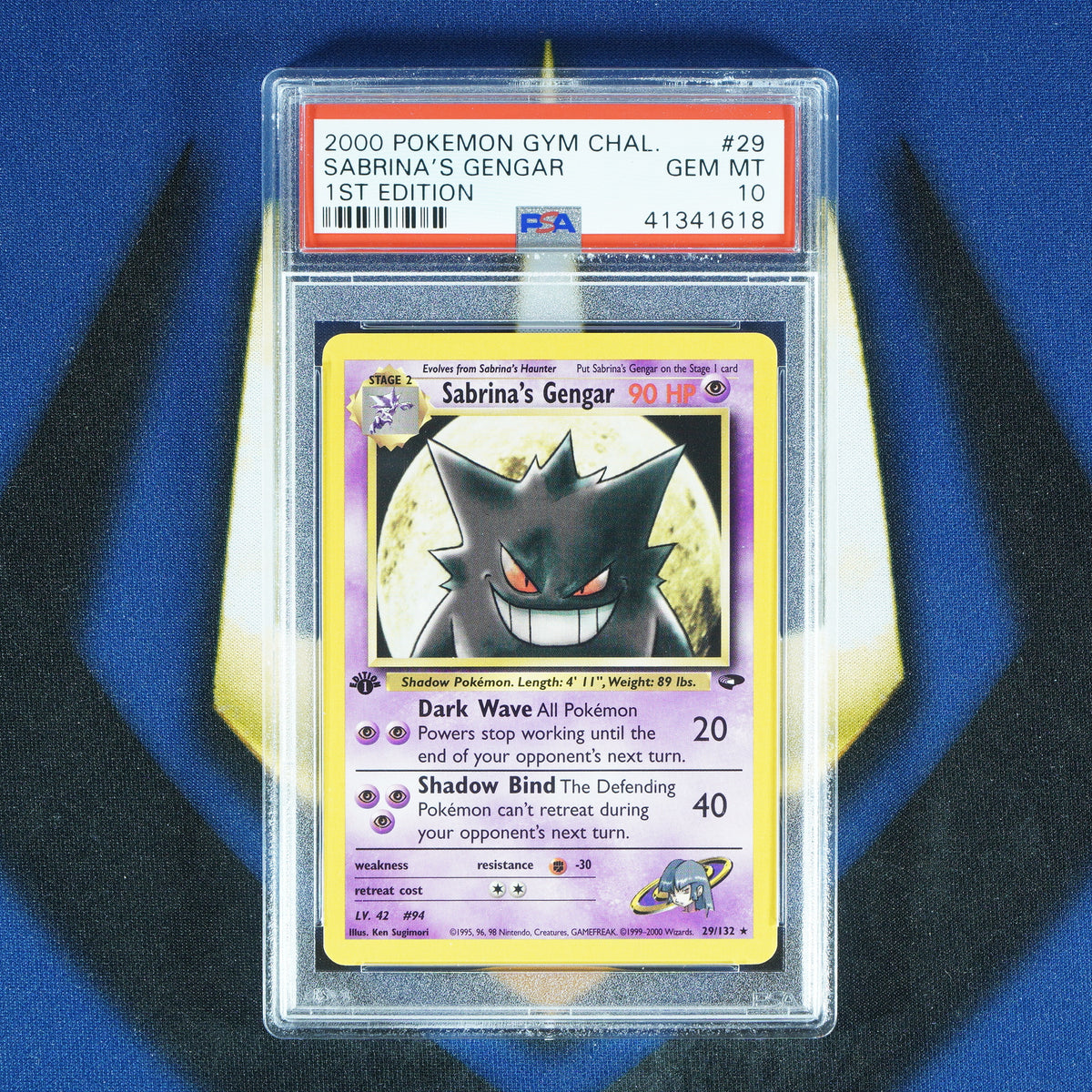 Sabrina's Gengar Gym Challenge 1st Edition Rare 29/132 [PSA 10]