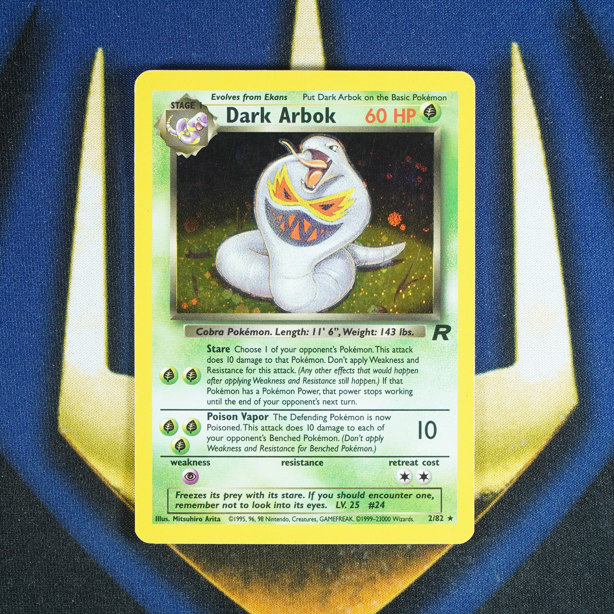 Dark Arbok TEAM ROCKET Holo Rare 2/82 [HP]