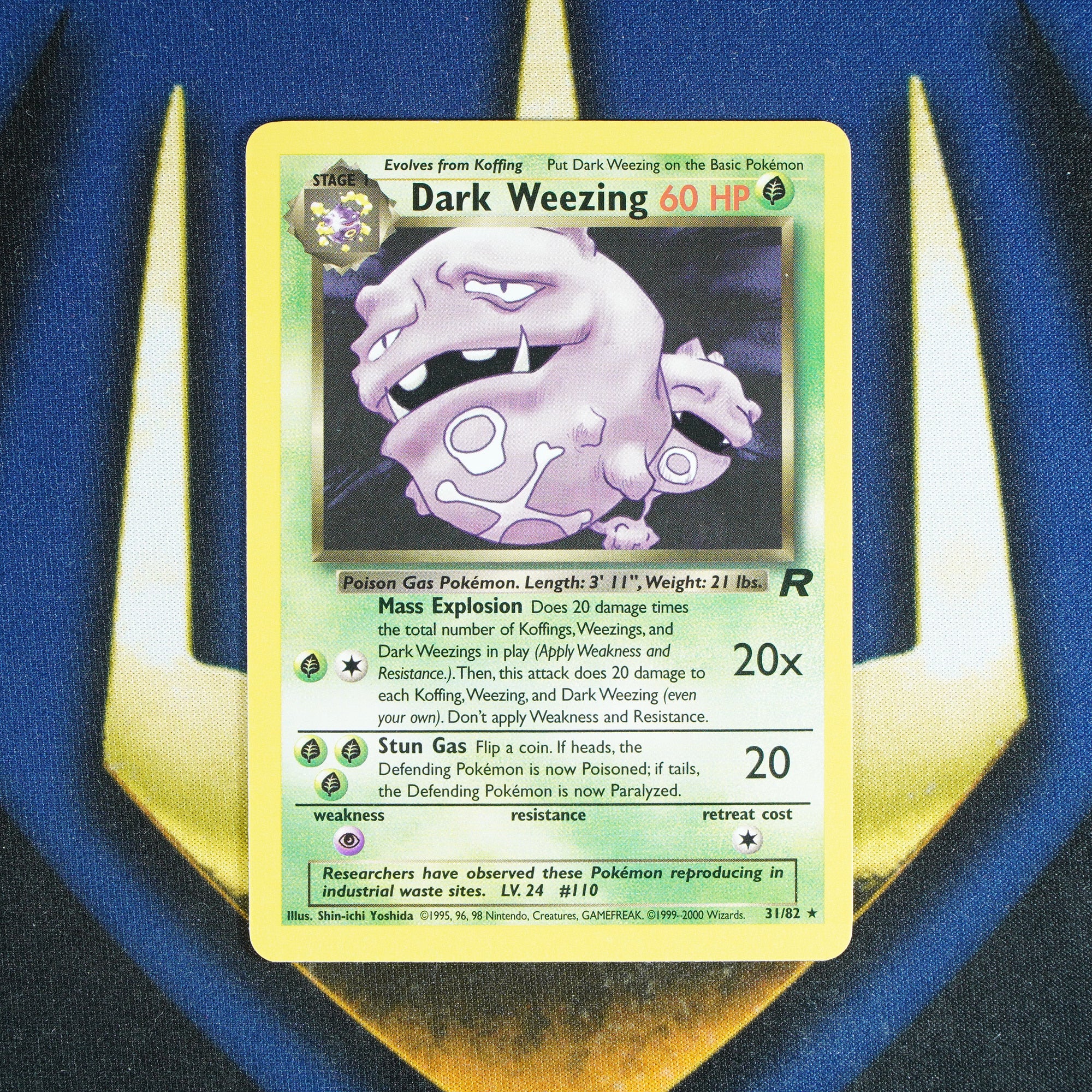 Dark Weezing TEAM ROCKET Rare 31/82 [NM]
