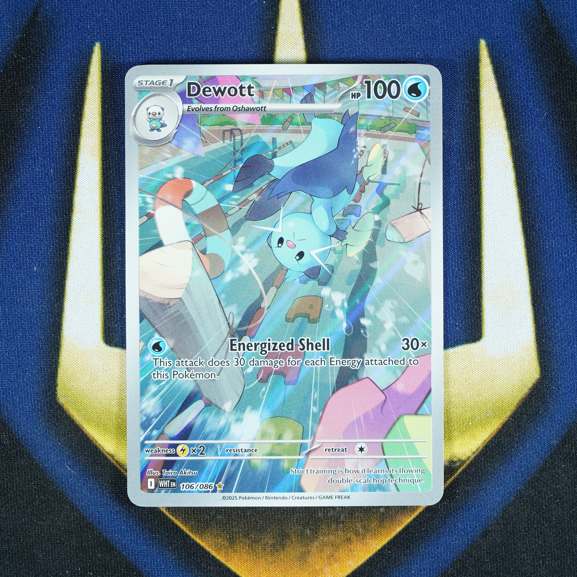 Dewott White Flare Illustration Rare 106/086