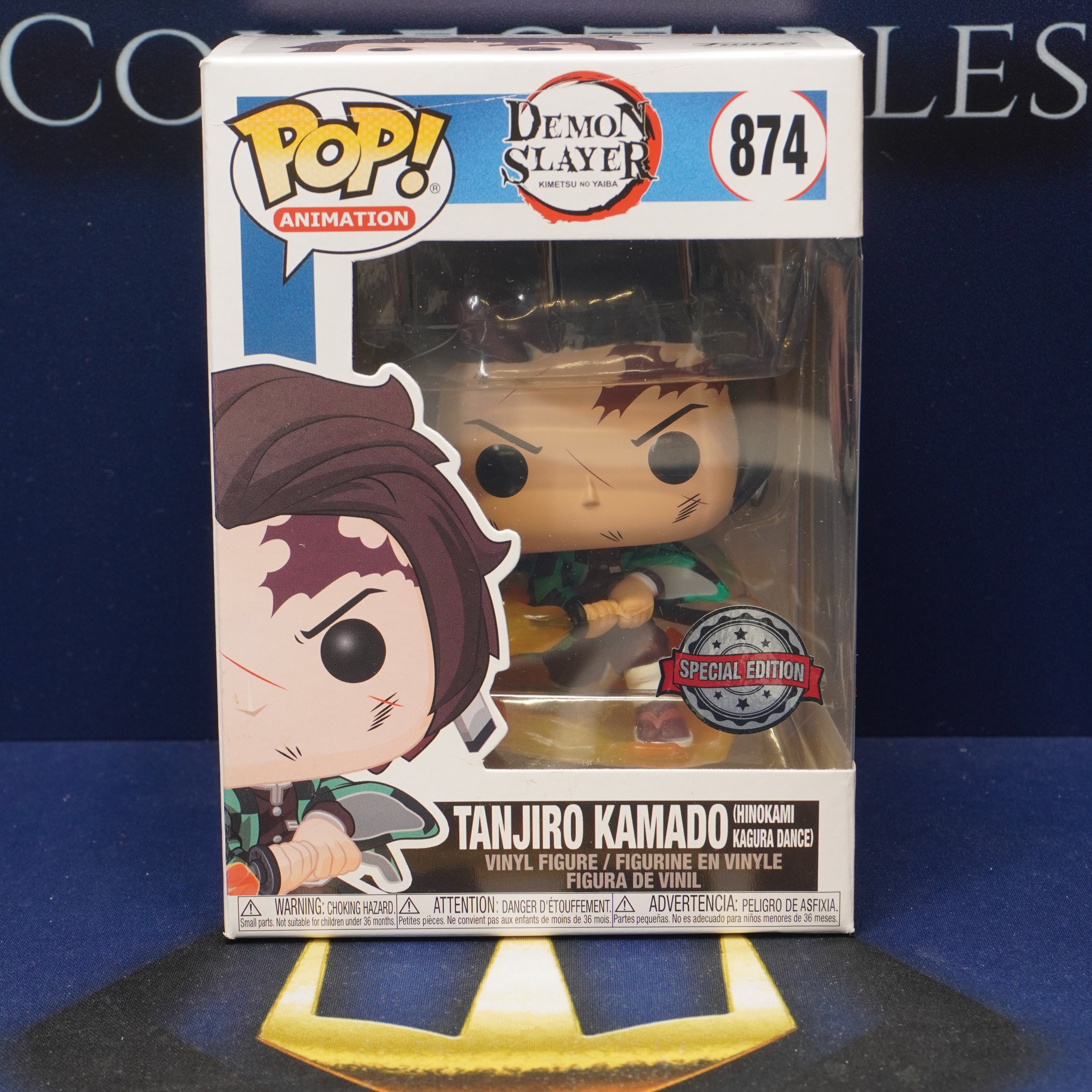 FUNKO POP Vinyl Demon Slayer TANJIRO KAMADO #874 - Special Edition