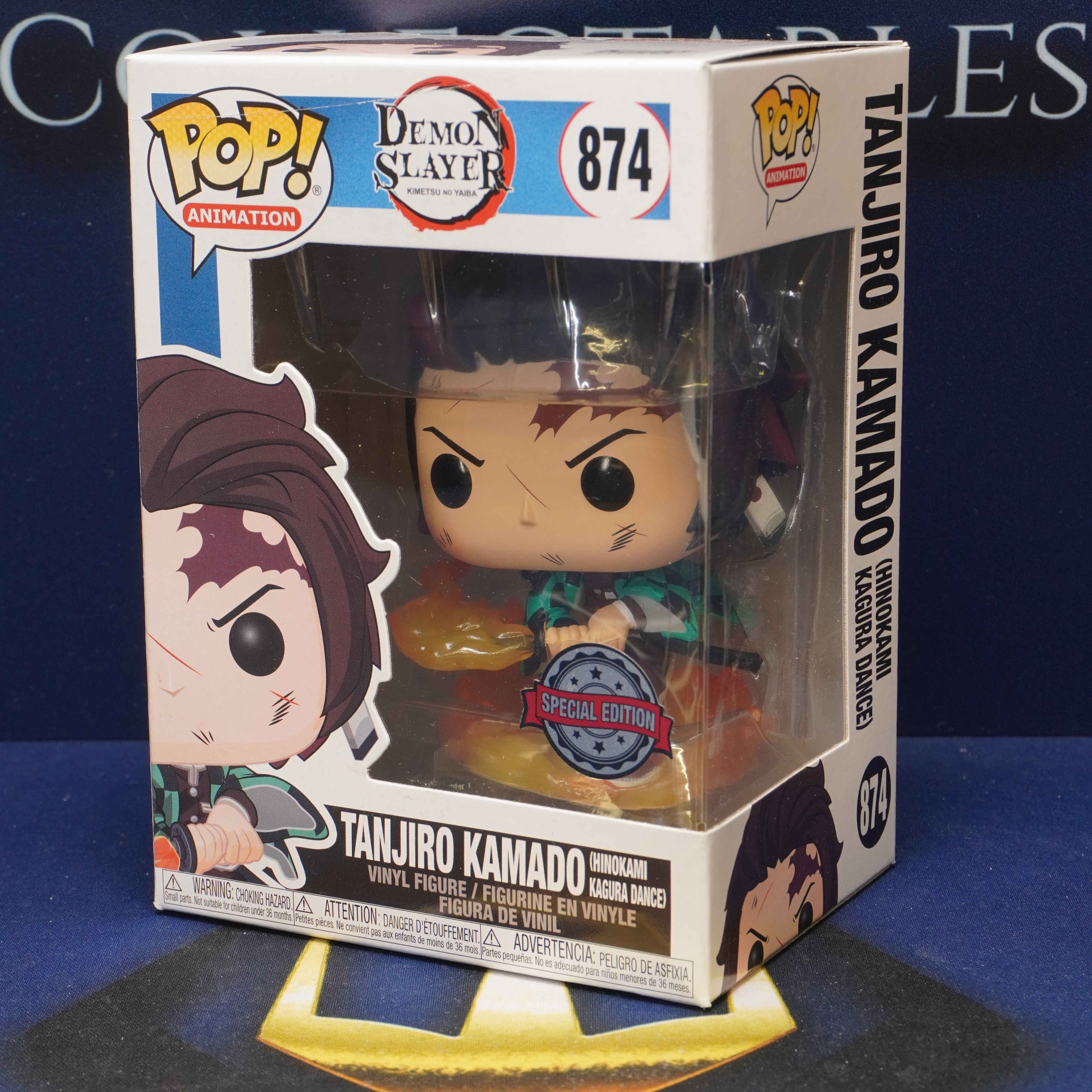 FUNKO POP Vinyl Demon Slayer TANJIRO KAMADO #874 - Special Edition