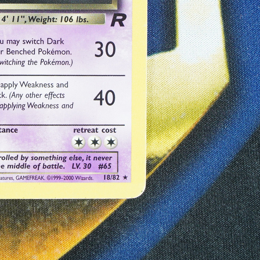 Dark Alakazam TEAM ROCKET 1ST EDITION Rare 18/82 [HP]