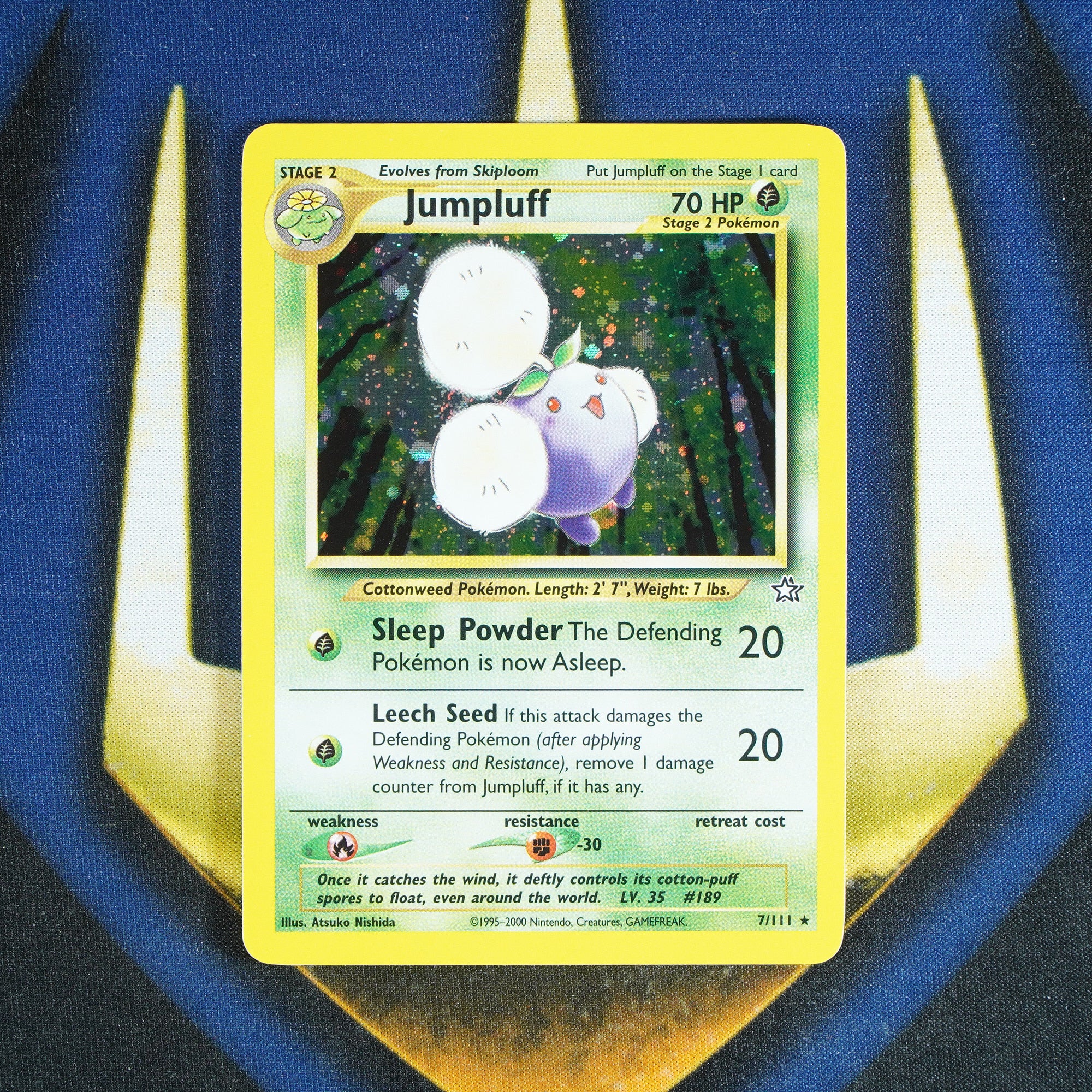 Jumpluff NEO GENESIS Holo Rare 7/111 [LP]