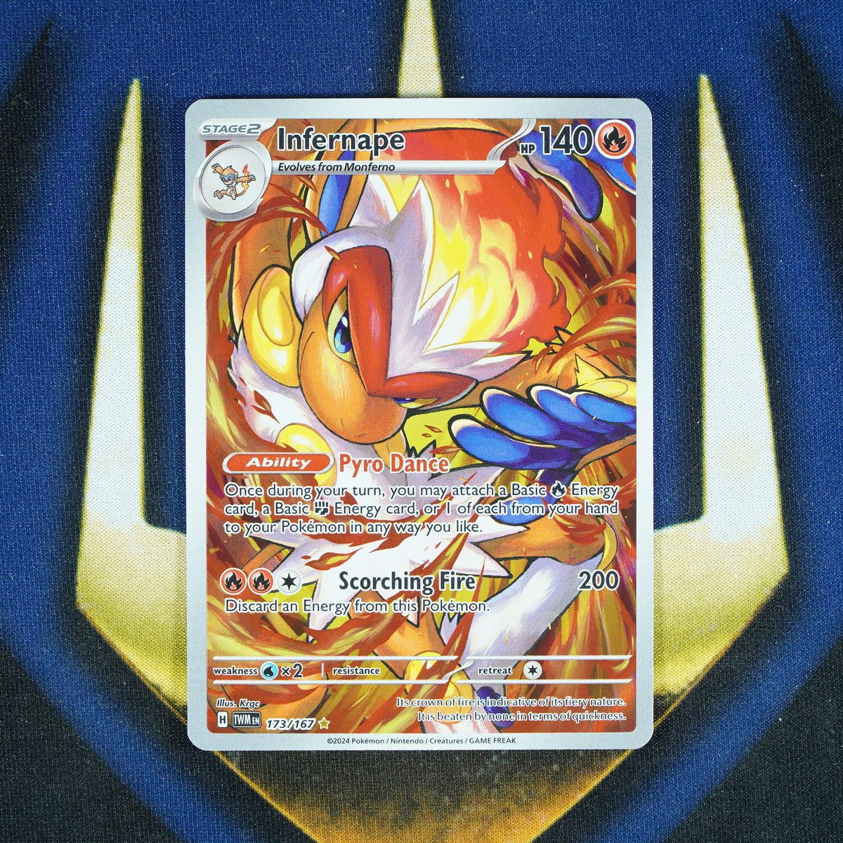Infernape Twilight Masquerade Illustration Rare 173/167
