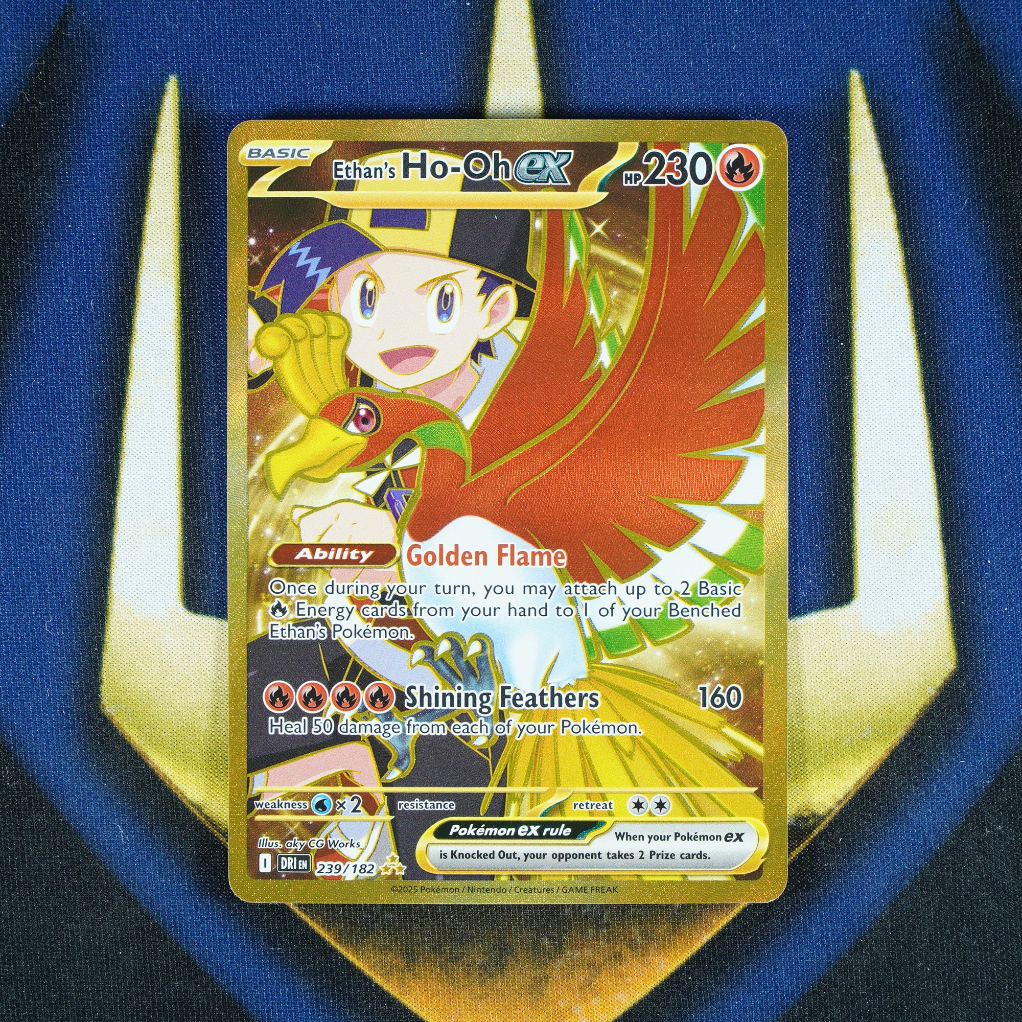 Ethan's Ho-Oh Destined Rivals Secret Rare 239/182