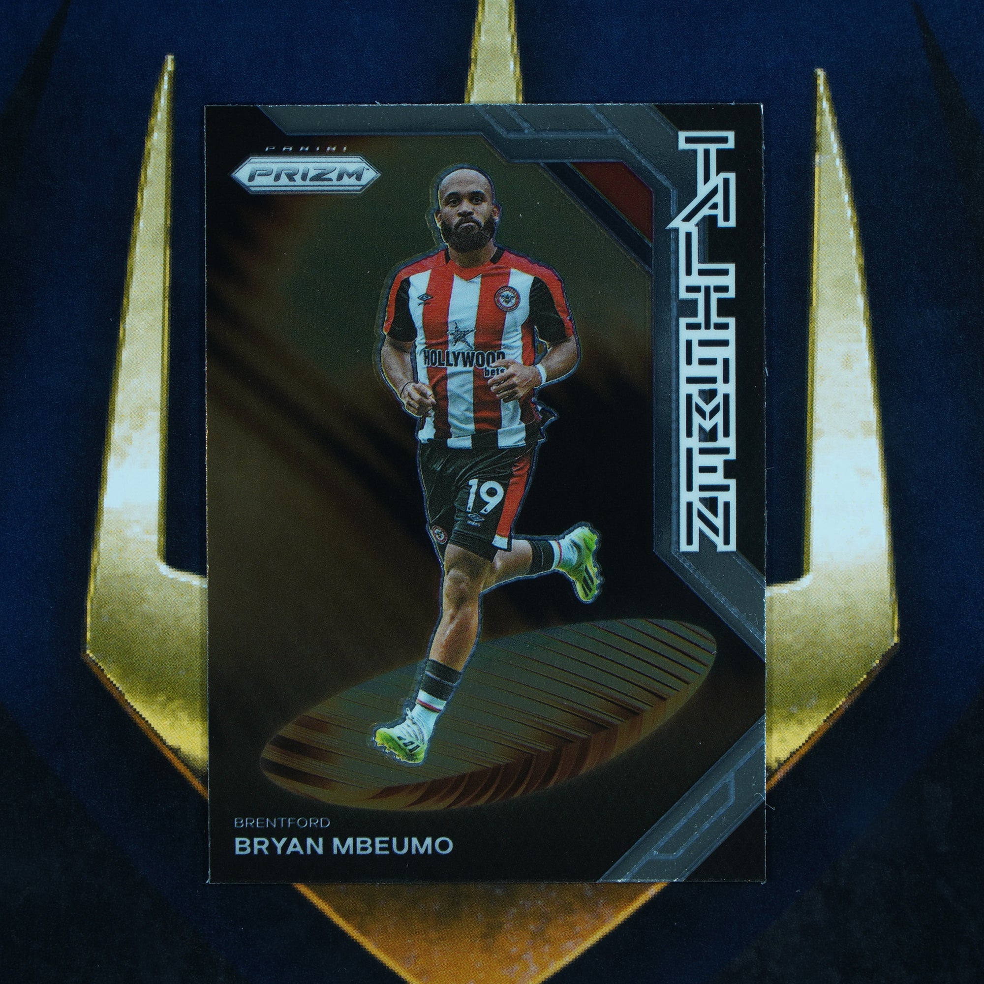 Bryan Mbeumo 2023-24 Panini Prizm Talismen #9 Brentford