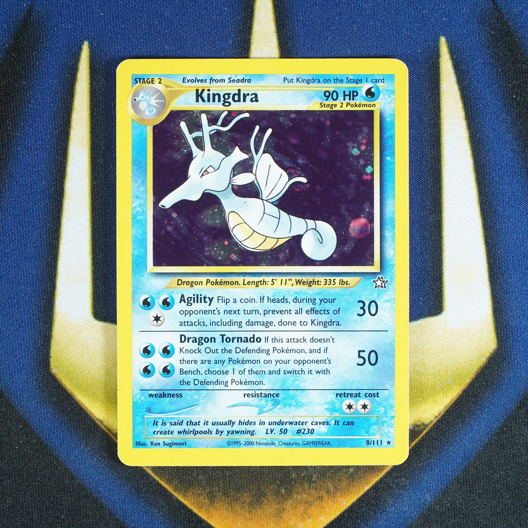 Kingdra NEO GENESIS Holo Rare 8/111 [MP]