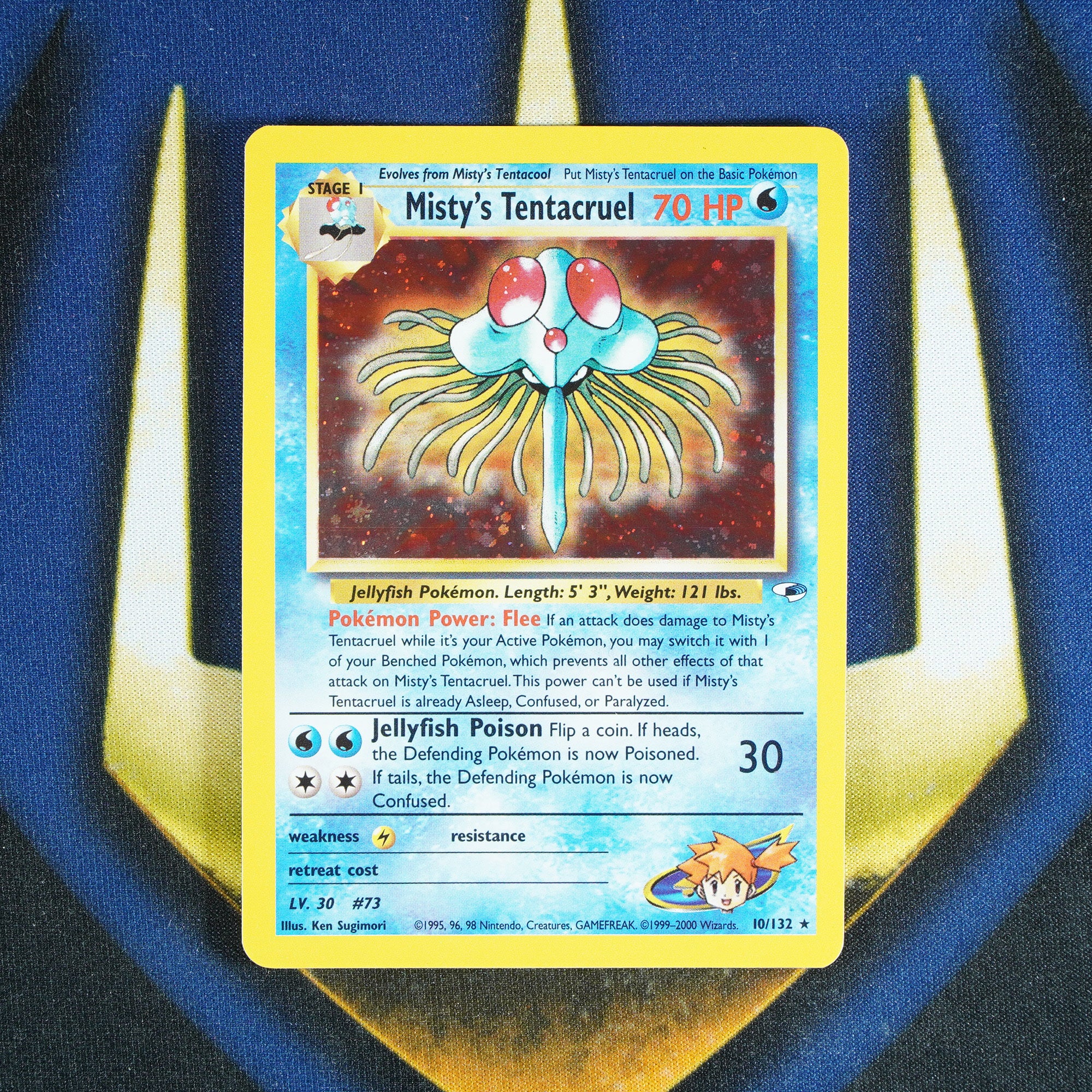 Misty's Tentacruel GYM HEROES Holo Rare 10/132 [LP]