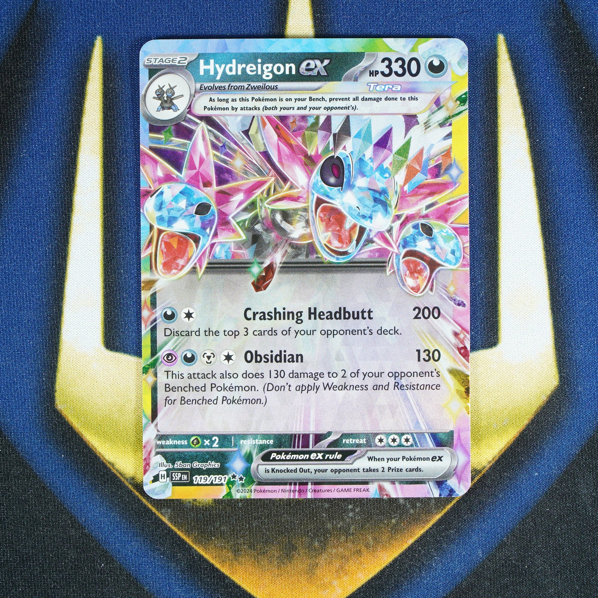 Hydreigon EX SURGING SPARKS Double Rare 119/191 [M]