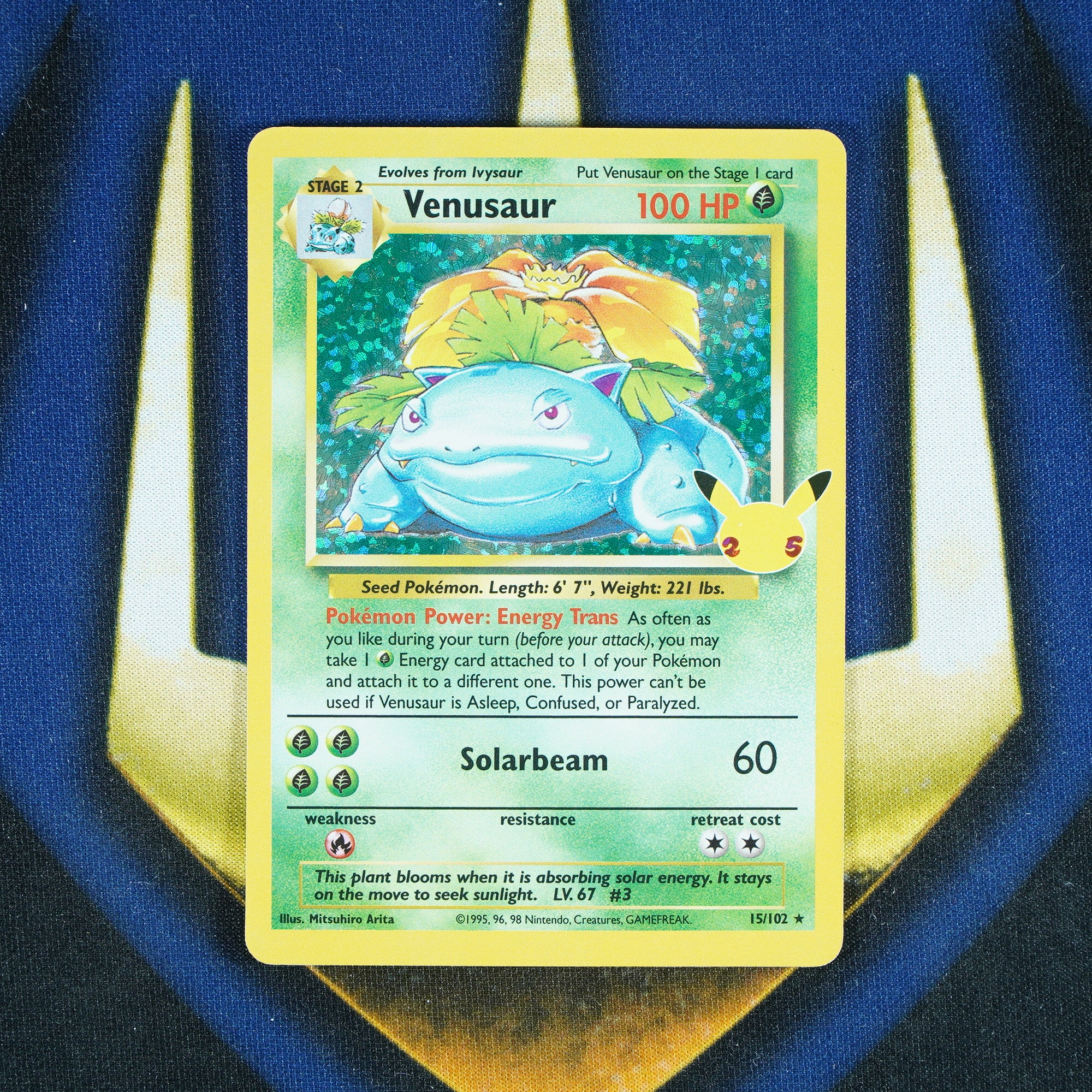 Venusaur Celebrations 25th Anniversary Holo Rare 15/102