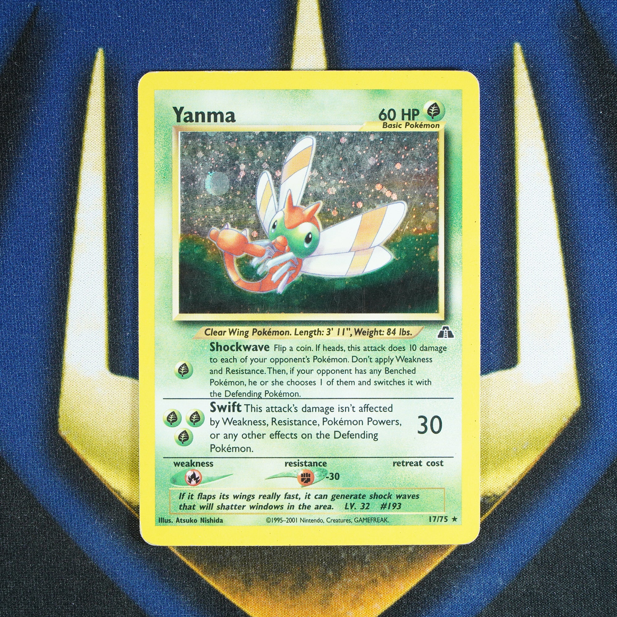 Yanma NEO DISCOVERY Holo Rare 17/75 [MP]