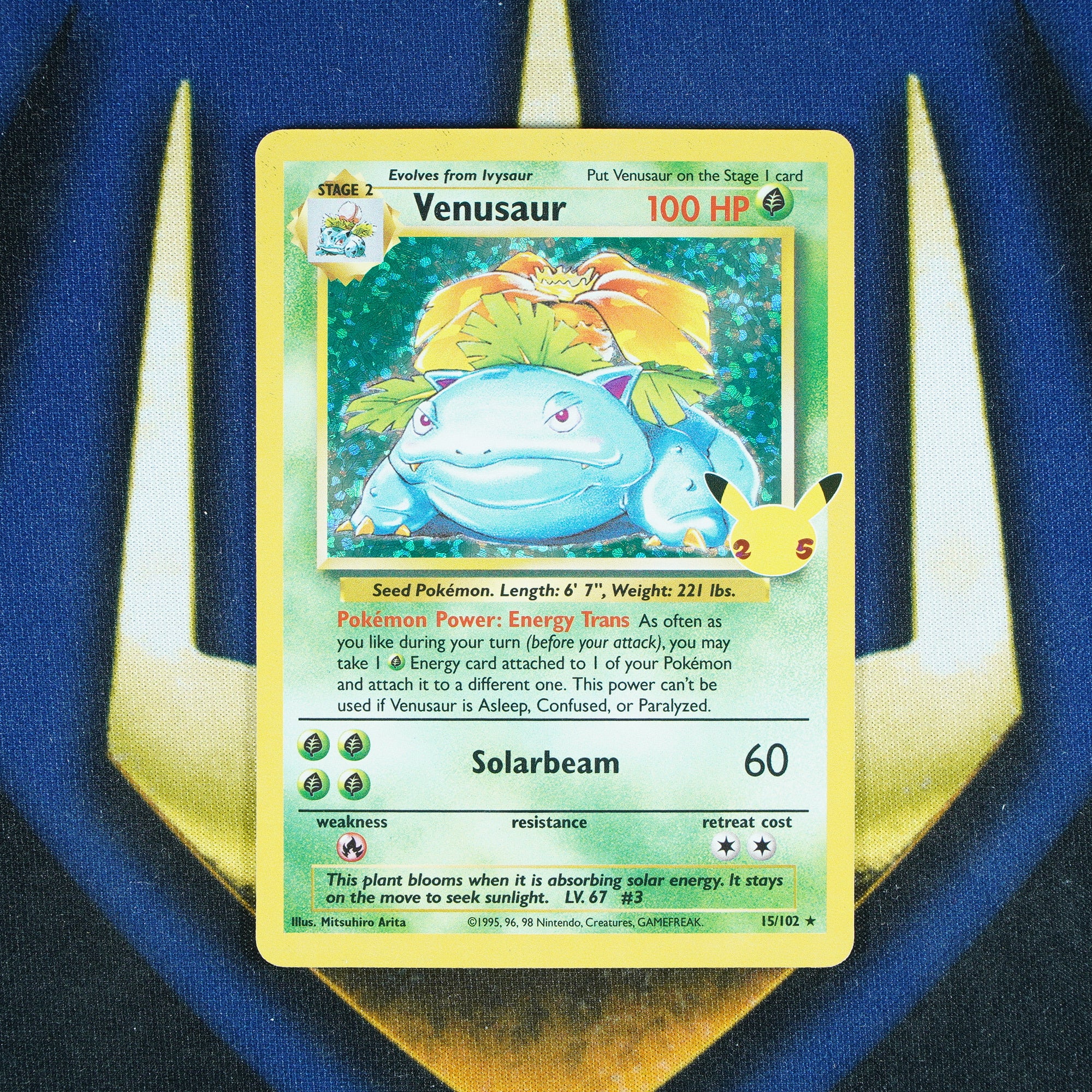 Venusaur Celebrations 25th Anniversary Holo Rare 15/102