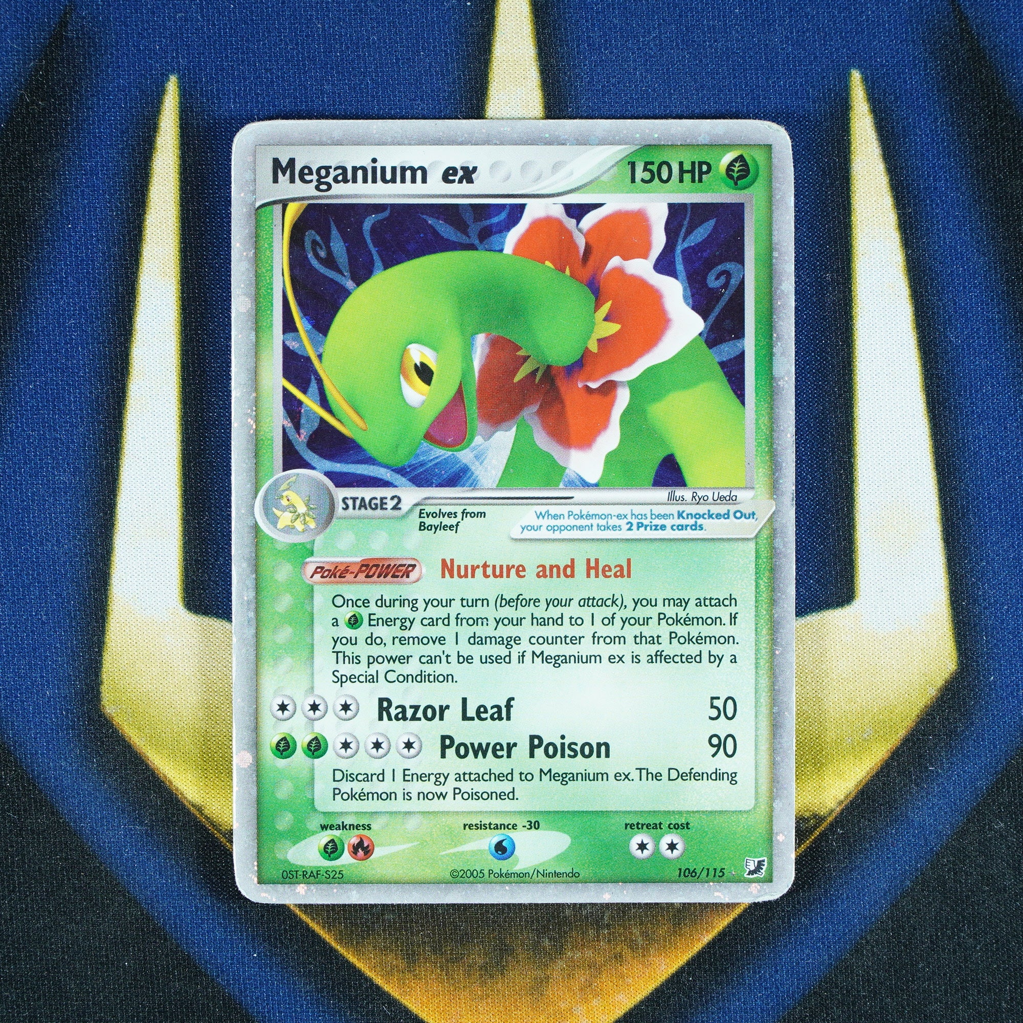 Meganium ex EX Unseen Forces Holo Rare 106/115