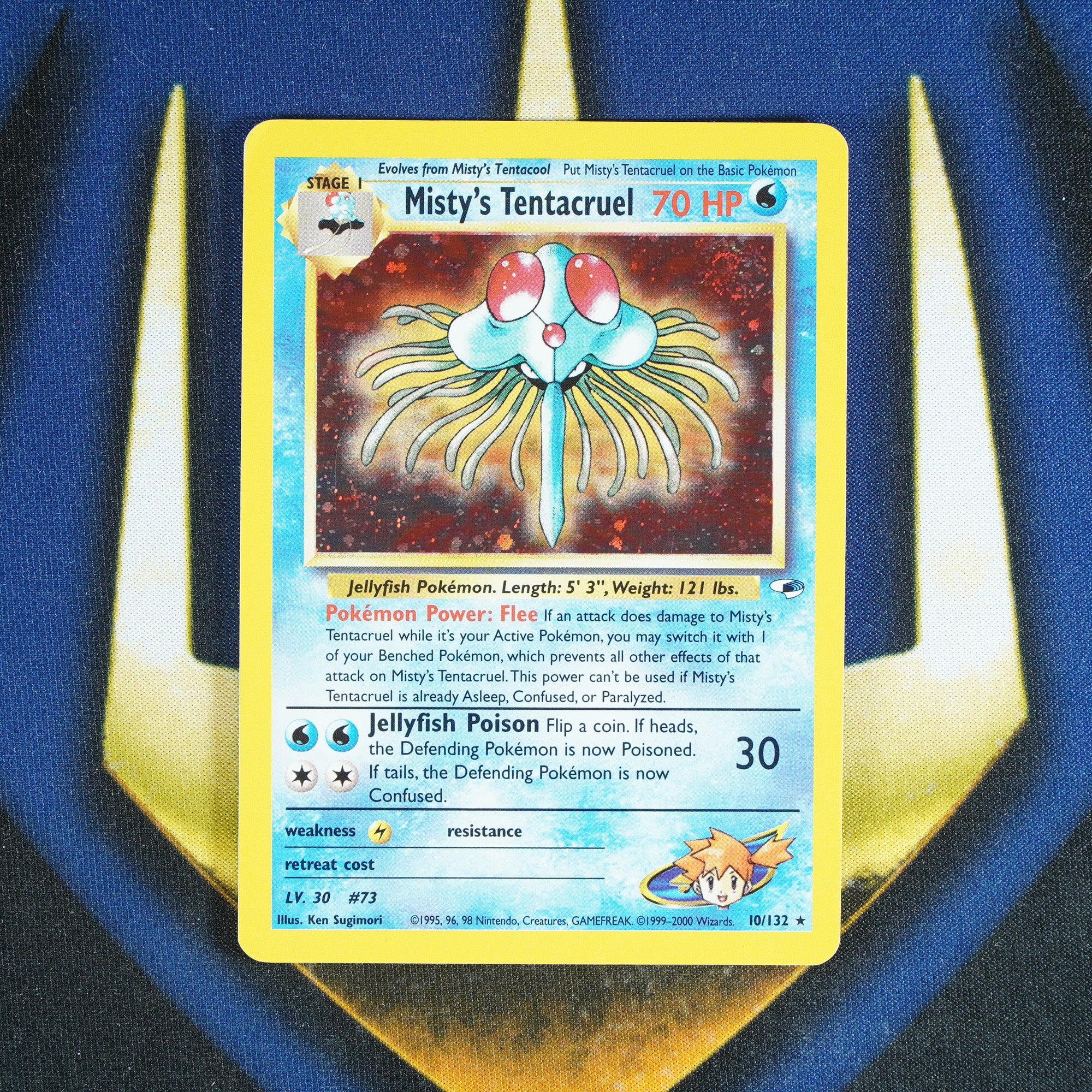 Misty's Tentacruel GYM HEROES Holo Rare 10/132 [MP]