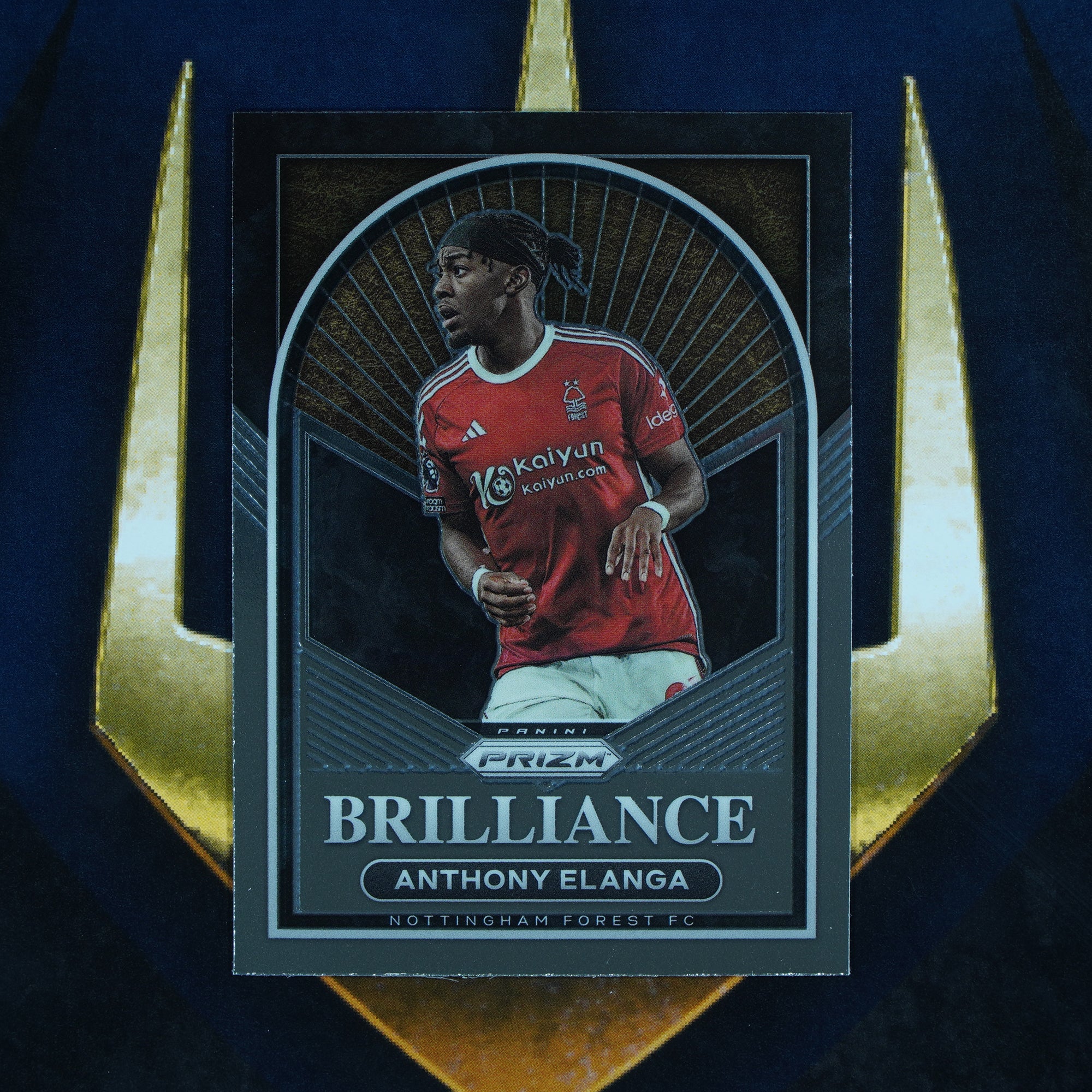 Anthony Elanga 2023-24 Panini Prizm Brilliance #16 Nottingham Forest