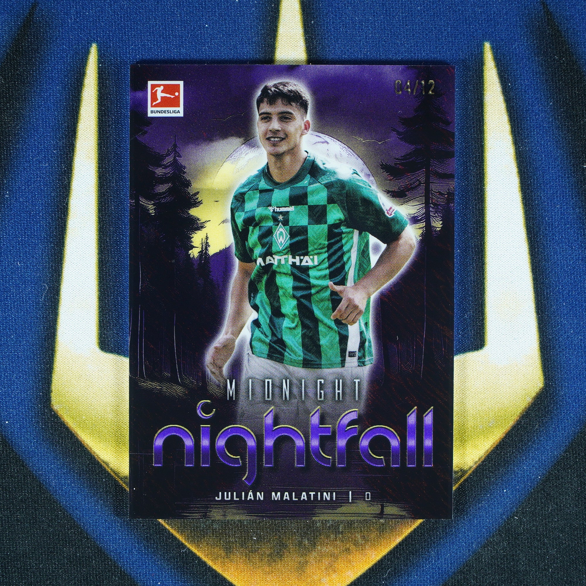 Julian Malatini 2025 Topps Bundesliga Midnight Nightfall /12