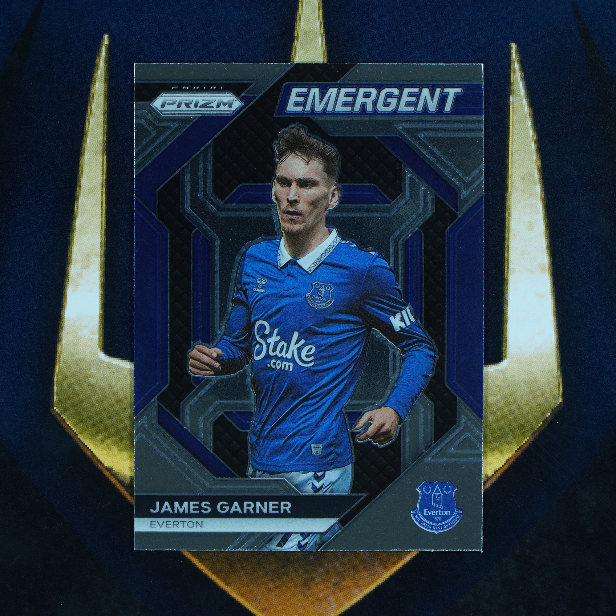 James Garner 2023-24 Panini Prizm Emergent #11 Everton