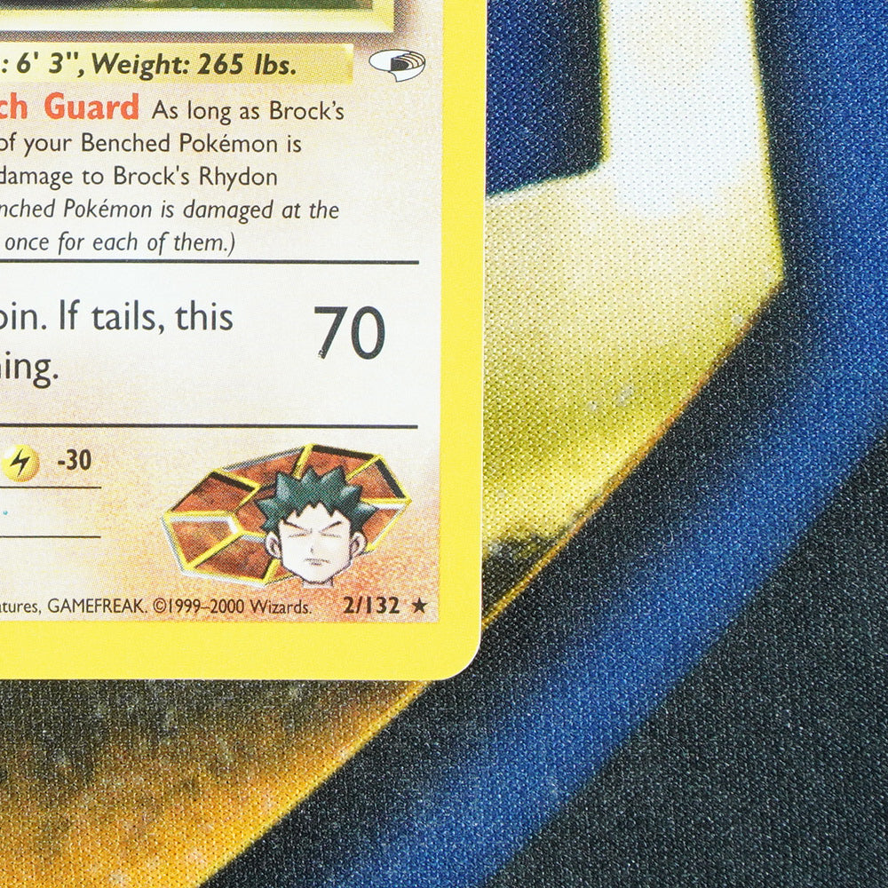 Brock's Rhydon GYM HEROES Holo Rare 2/132 [LP]