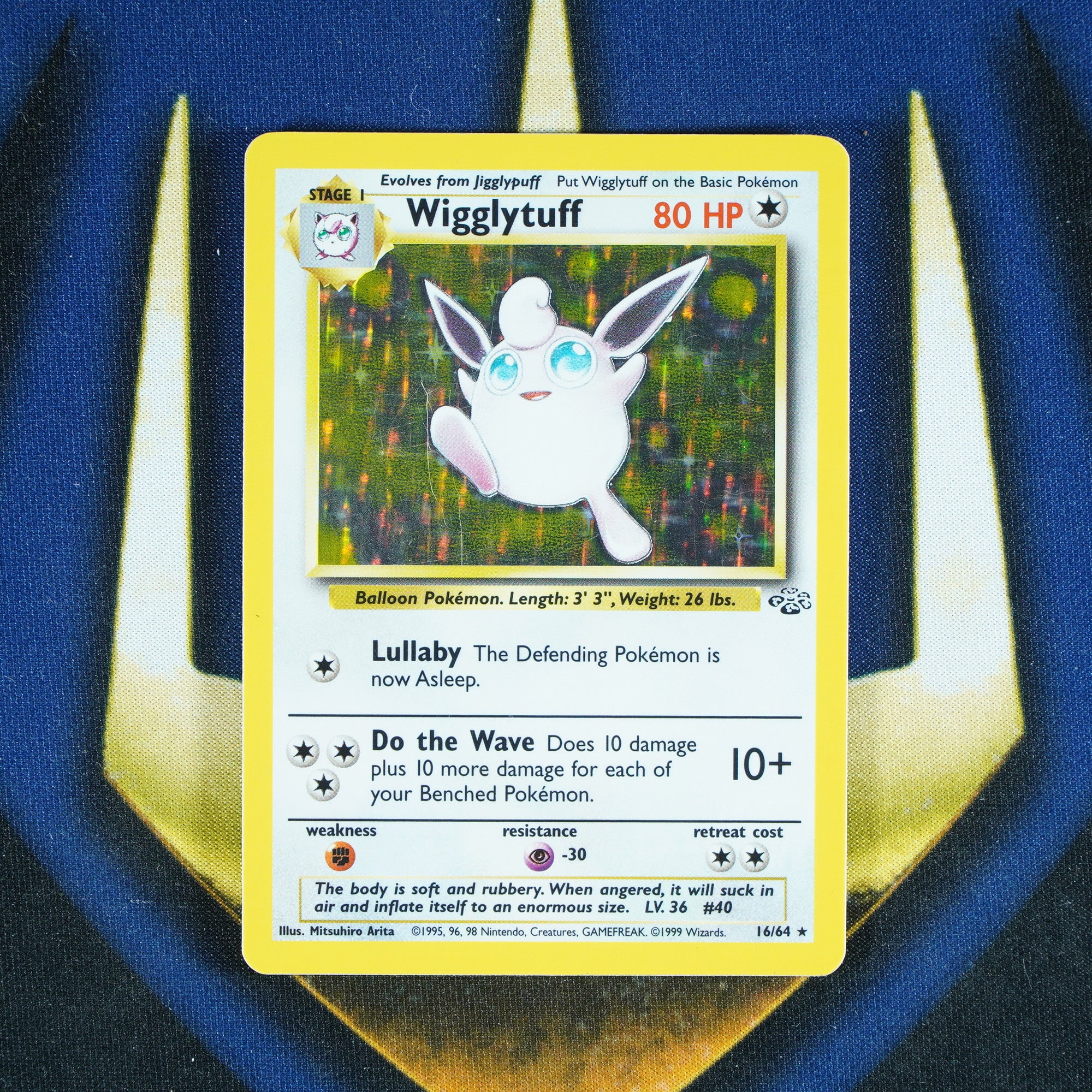 Wigglytuff Jungle Holo Rare 16/64