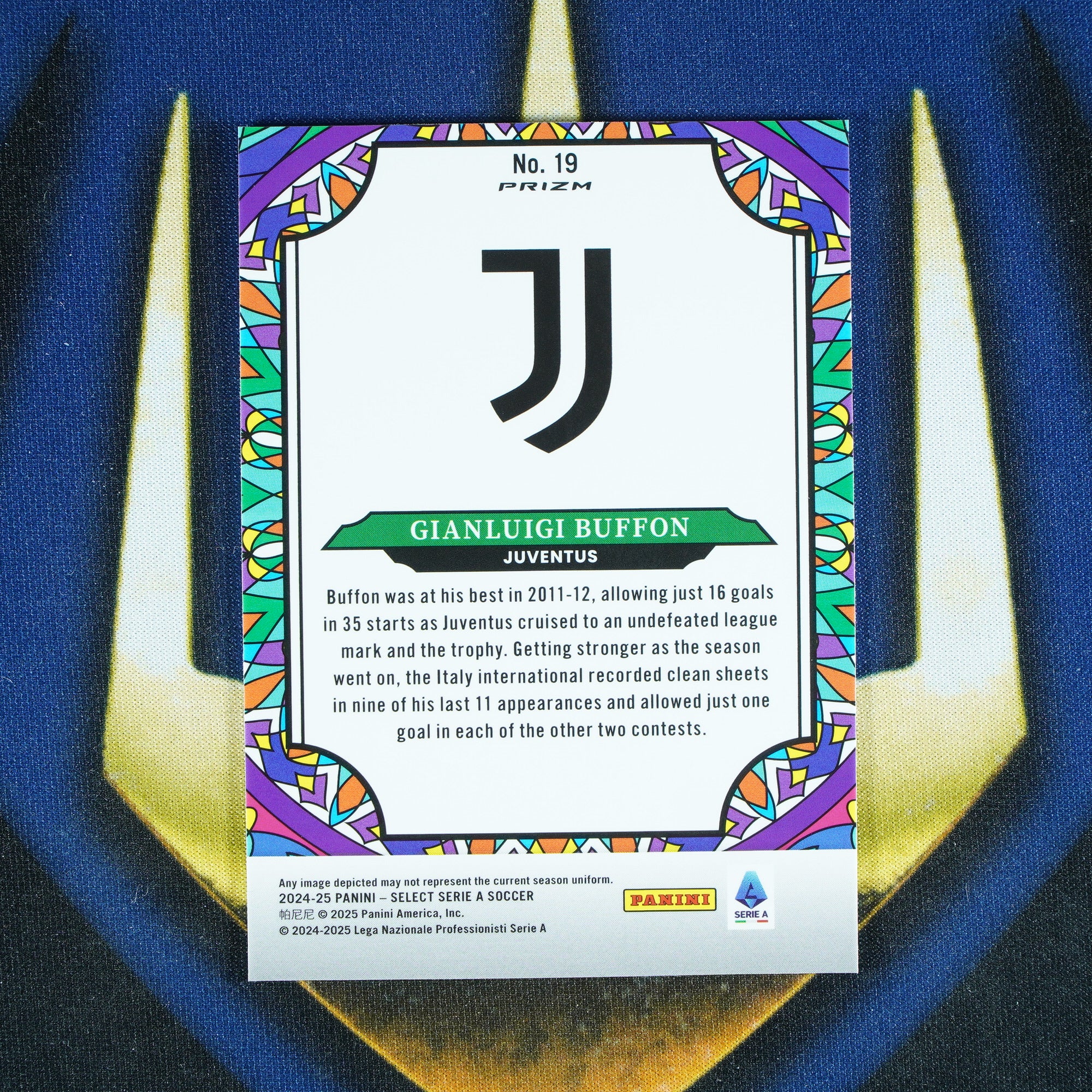 Gianluigi Buffon 2024-25 Select Serie A Stained Glass SSP