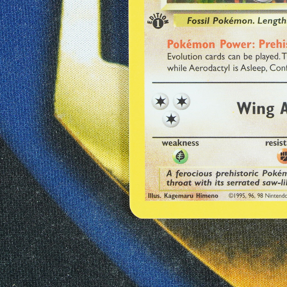 Aerodactyl Prerelease FOSSIL 1ST EDITION Holo Rare 1/62 [LP]