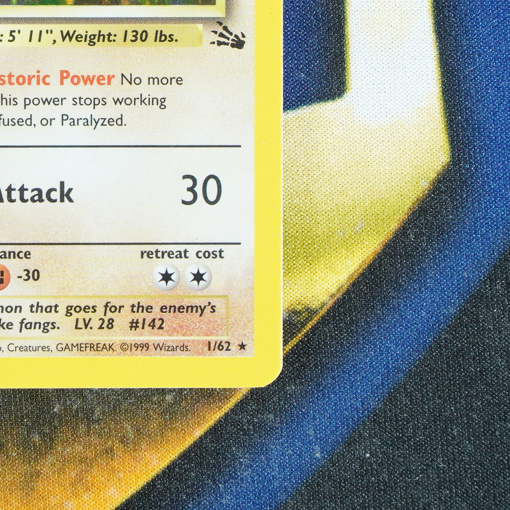 Aerodactyl Prerelease FOSSIL 1ST EDITION Holo Rare 1/62 [LP]