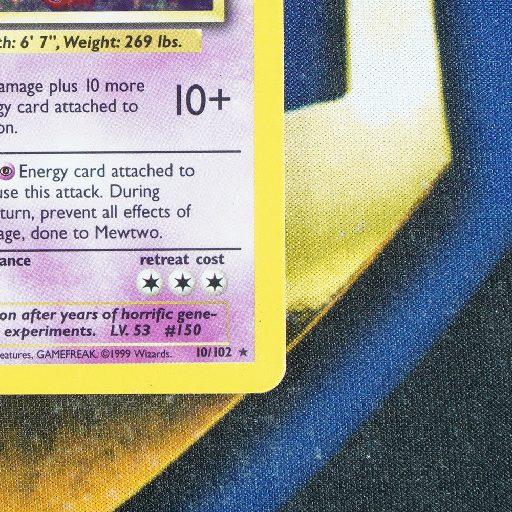 Mewtwo BASE SET Holo Rare 10/102 [MP]