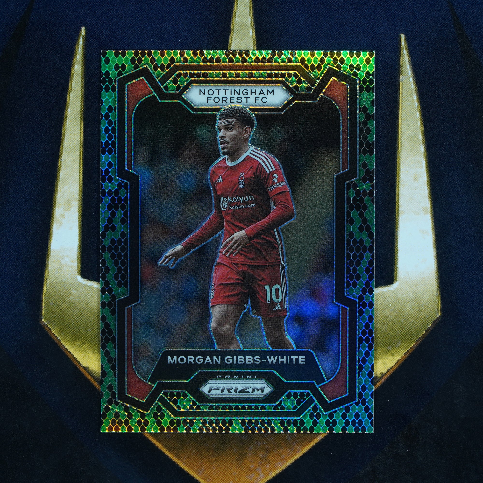 Morgan Gibbs-White 2023-24 Panini Prizm Snakeskin #243 Nottingham Forest