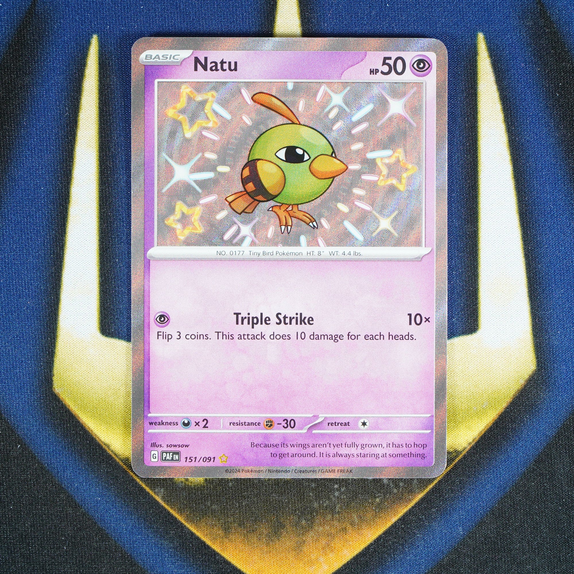 Natu PALDEAN FATES Shiny Rare 151/091 [M]